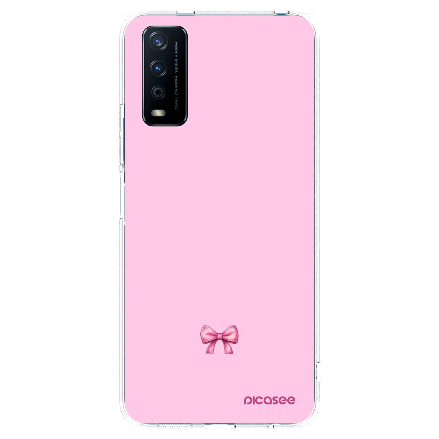 Picasee átlátszó szilikon tok az alábbi mobiltelefonokra Vivo Y11s - Blush bow