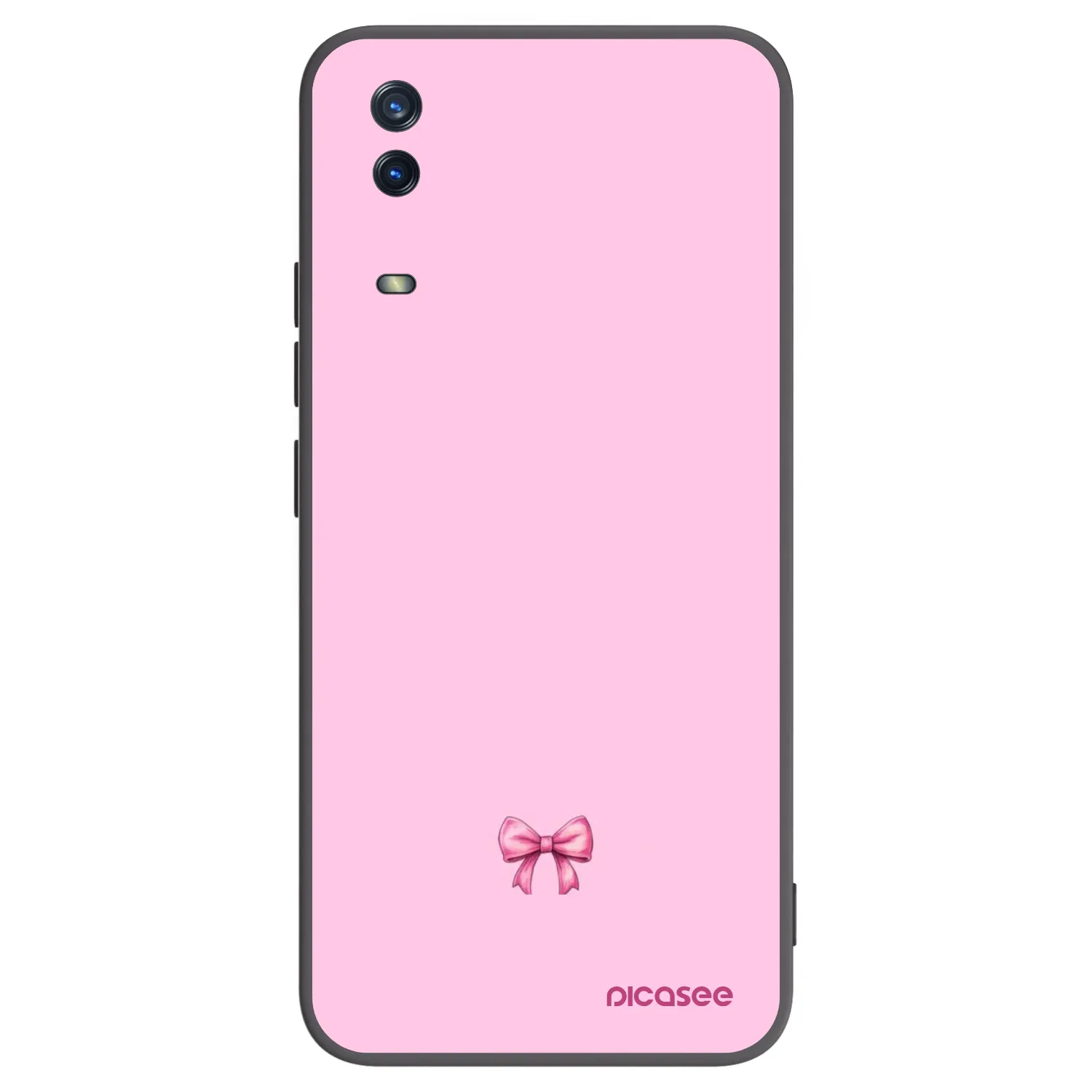 Picasee fekete szilikon tok az alábbi mobiltelefonokra Vivo Y11s - Blush bow