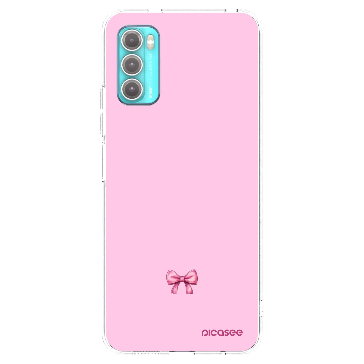 Picasee átlátszó szilikon tok az alábbi mobiltelefonokra Motorola Moto G60 - Blush bow