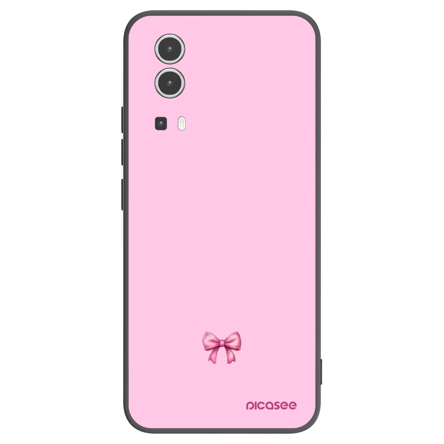 Picasee fekete szilikon tok az alábbi mobiltelefonokra Vivo Y72 5G - Blush bow