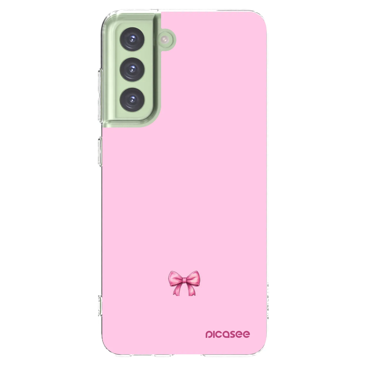 Picasee átlátszó szilikon tok az alábbi mobiltelefonokra Samsung Galaxy S21 FE 5G - Blush bow