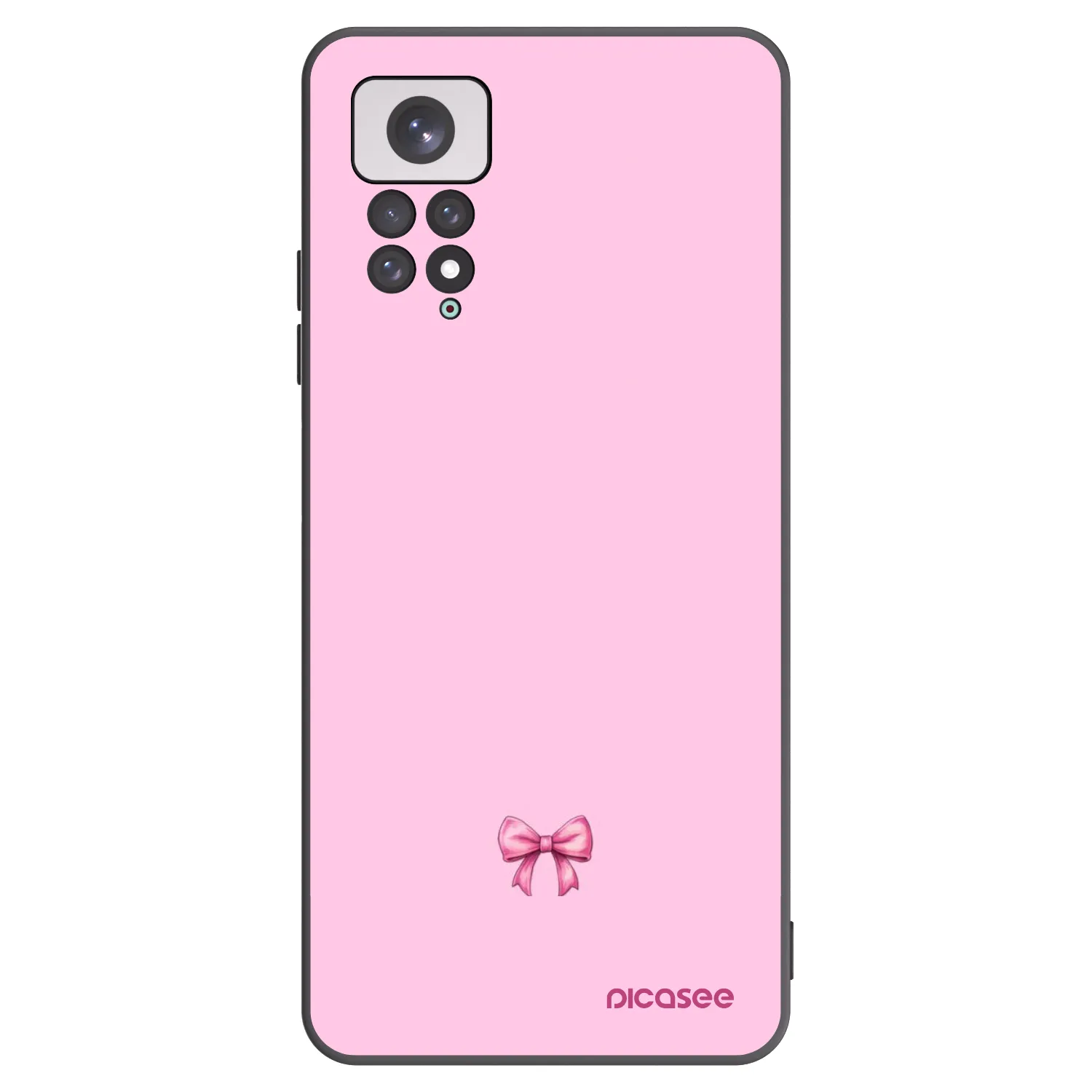 Picasee fekete szilikon tok az alábbi mobiltelefonokra Xiaomi Redmi Note 11 - Blush bow