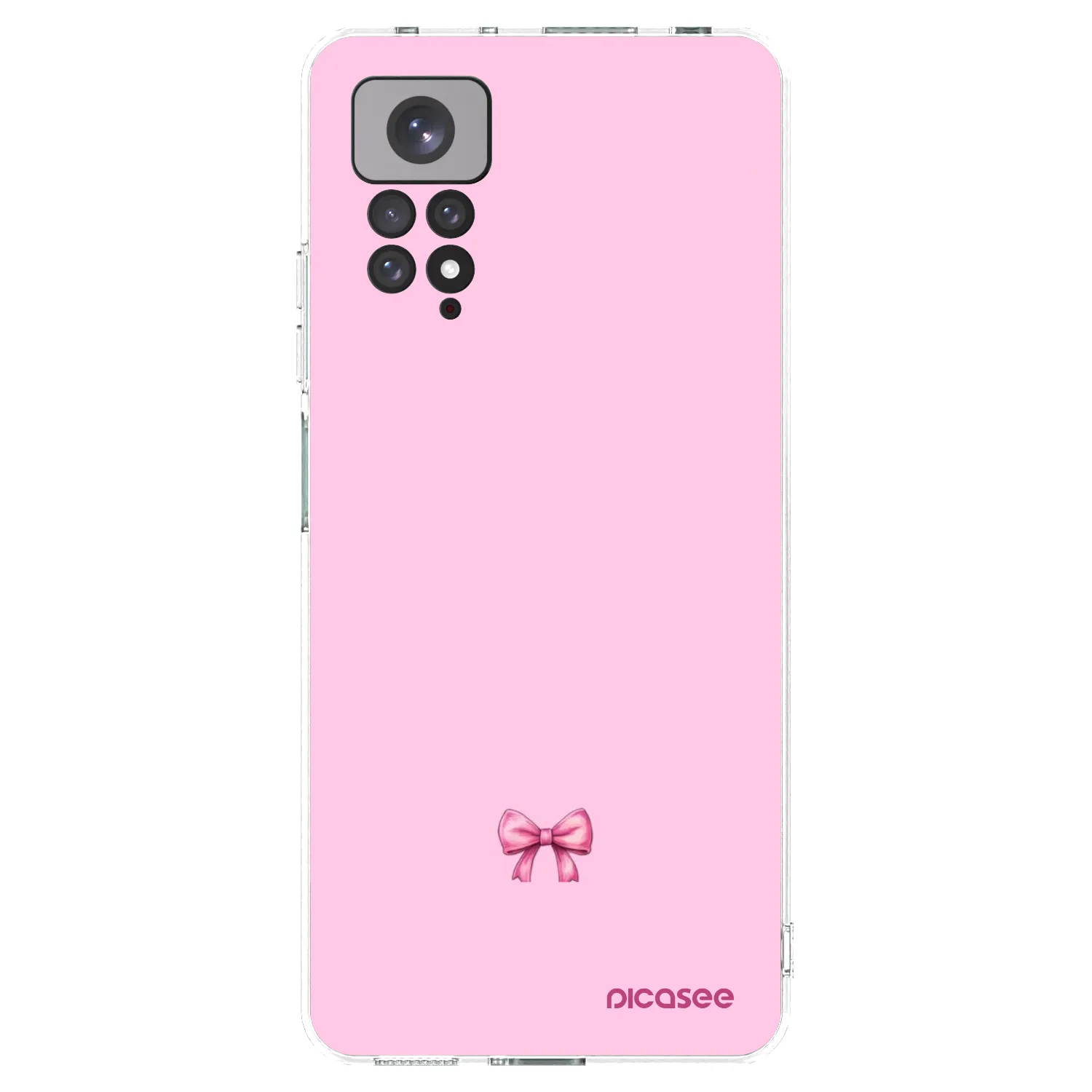 Picasee átlátszó szilikon tok az alábbi mobiltelefonokra Xiaomi Redmi Note 11 - Blush bow