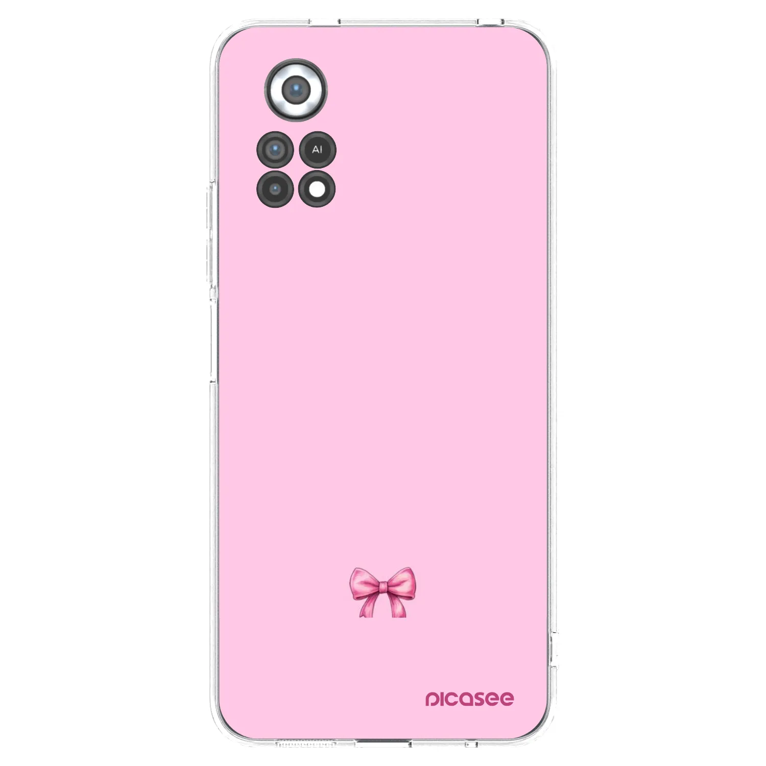 Picasee átlátszó szilikon tok az alábbi mobiltelefonokra Xiaomi Poco X4 Pro 5G - Blush bow
