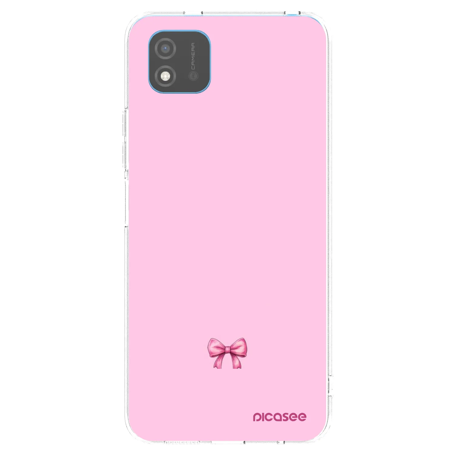 Picasee átlátszó szilikon tok az alábbi mobiltelefonokra Realme C11 (2021) - Blush bow