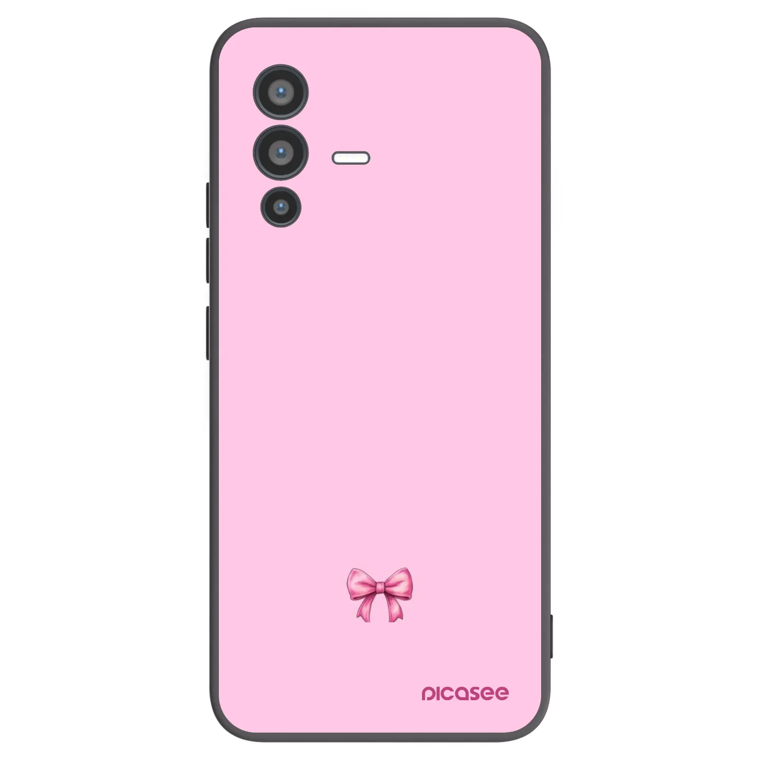Picasee fekete szilikon tok az alábbi mobiltelefonokra Vivo V23 5G - Blush bow