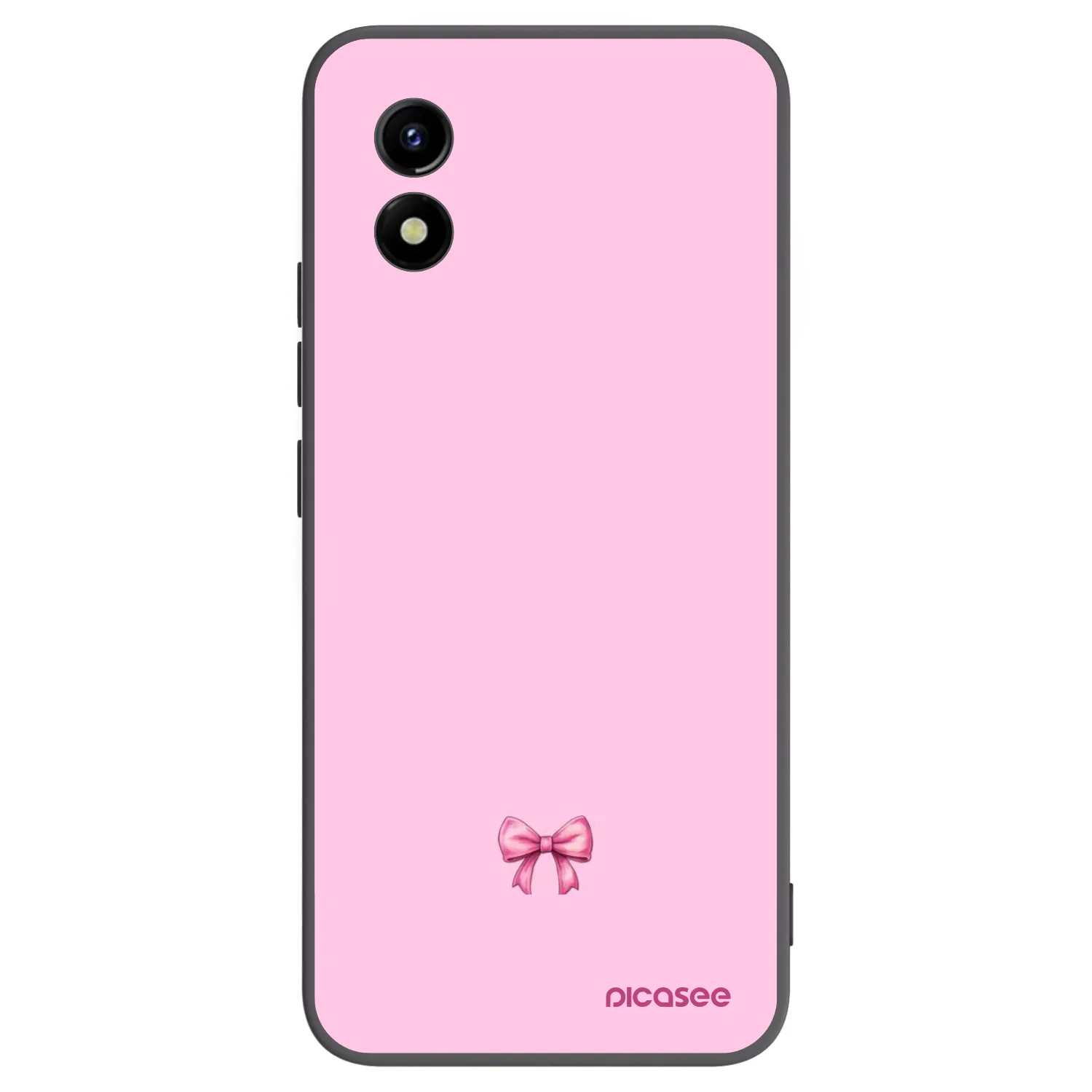Picasee fekete szilikon tok az alábbi mobiltelefonokra Vivo Y01 - Blush bow