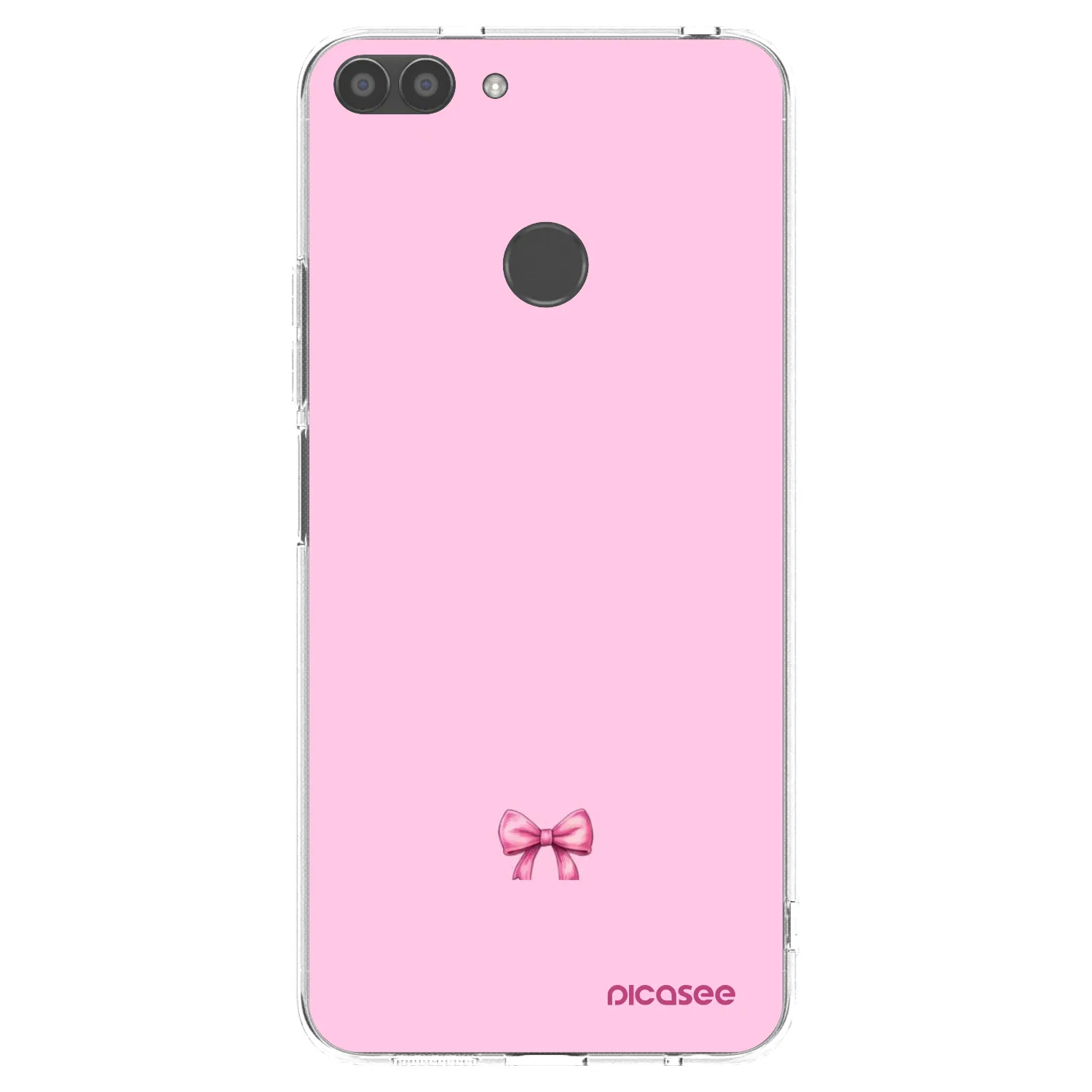 Picasee átlátszó szilikon tok az alábbi mobiltelefonokra Huawei P Smart - Blush bow