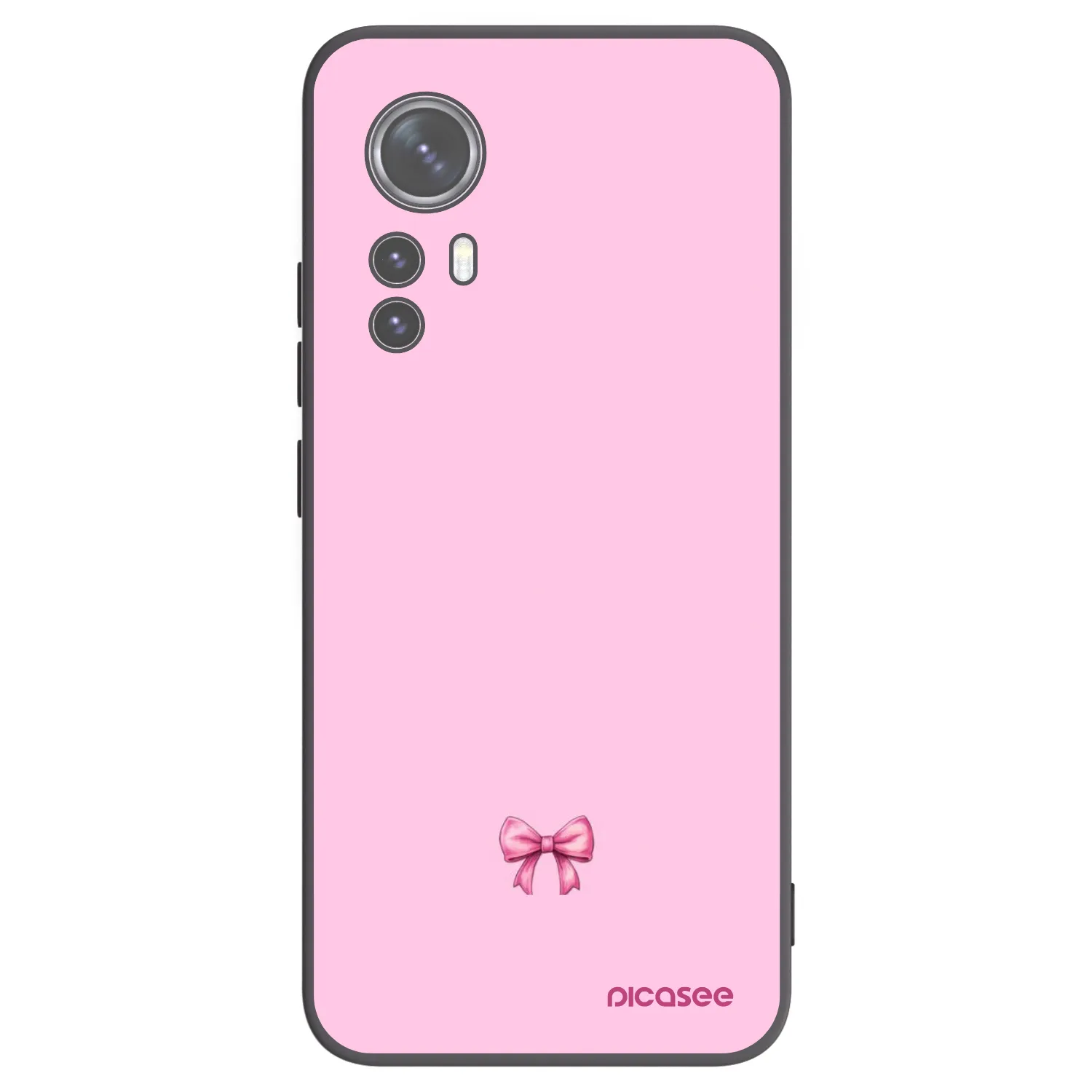 Picasee fekete szilikon tok az alábbi mobiltelefonokra Xiaomi 12X - Blush bow