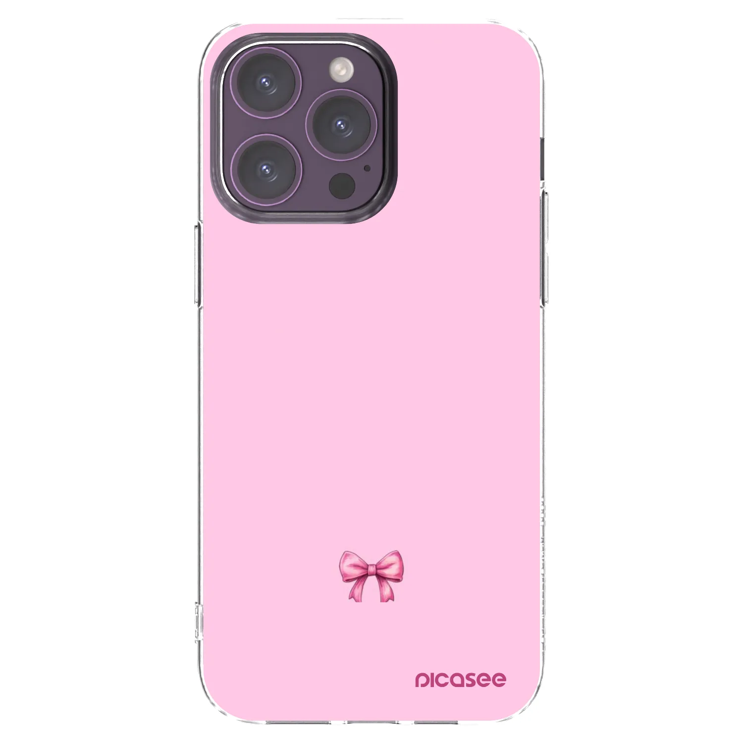 Picasee átlátszó szilikon tok az alábbi mobiltelefonokra Apple iPhone 14 Pro Max - Blush bow