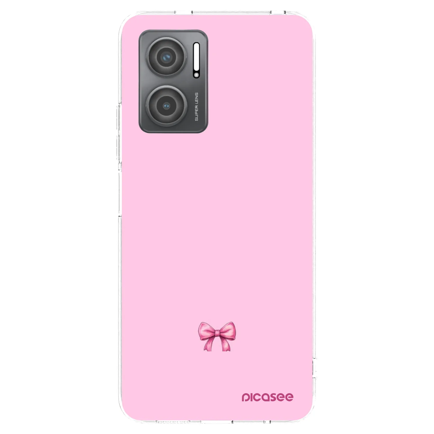 Picasee átlátszó szilikon tok az alábbi mobiltelefonokra Xiaomi Redmi 10 5G - Blush bow