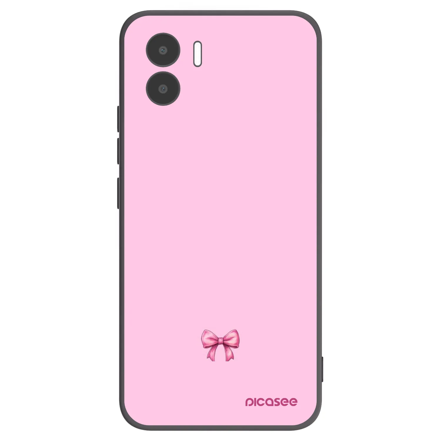Picasee fekete szilikon tok az alábbi mobiltelefonokra Xiaomi Redmi A1 - Blush bow