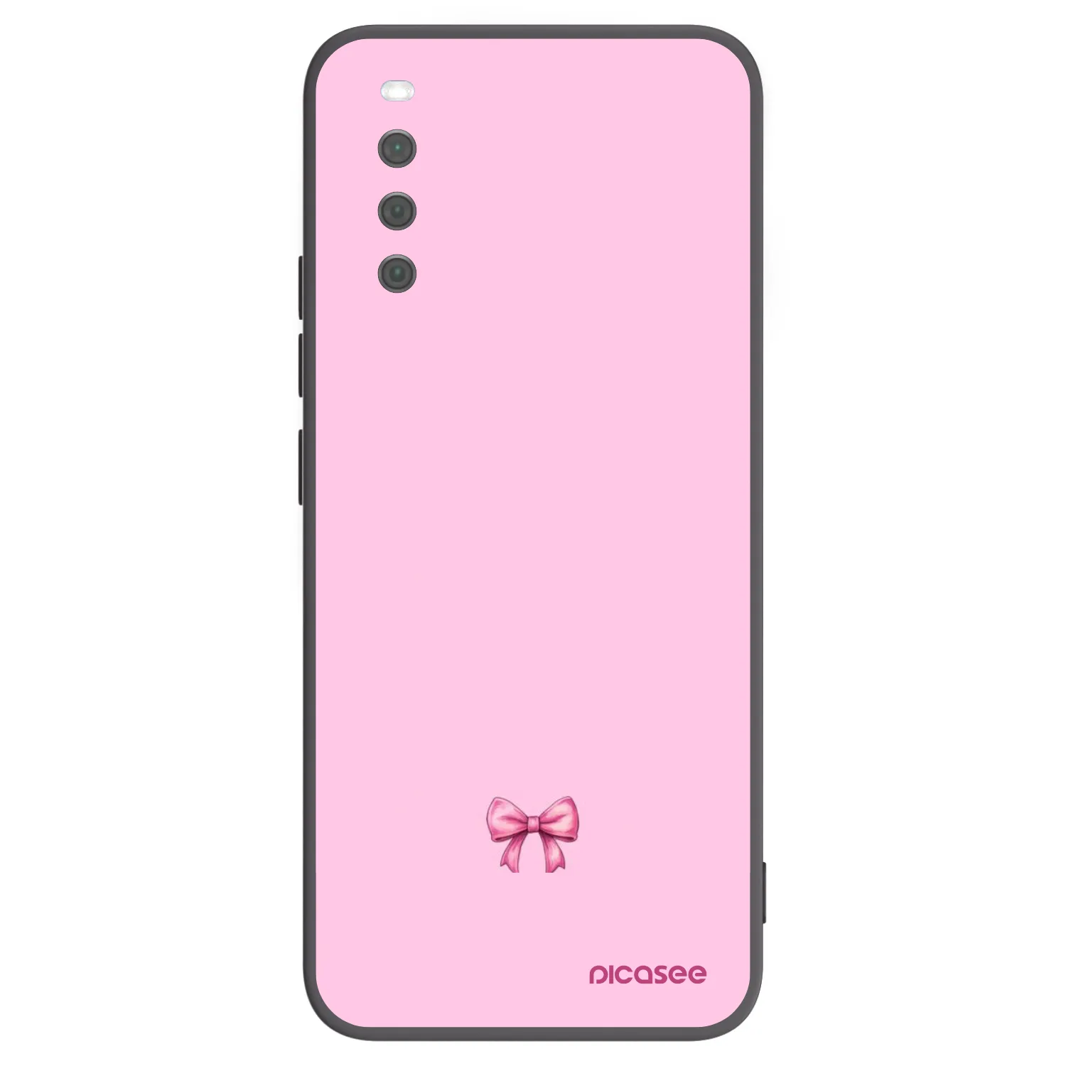 Picasee fekete szilikon tok az alábbi mobiltelefonokra Sony Xperia 10 III - Blush bow