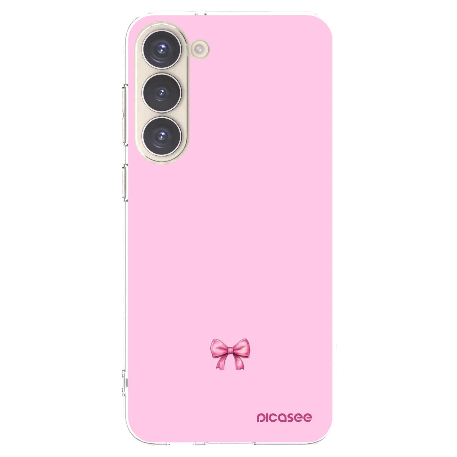 Picasee átlátszó szilikon tok az alábbi mobiltelefonokra Samsung Galaxy S23+ 5G - Blush bow