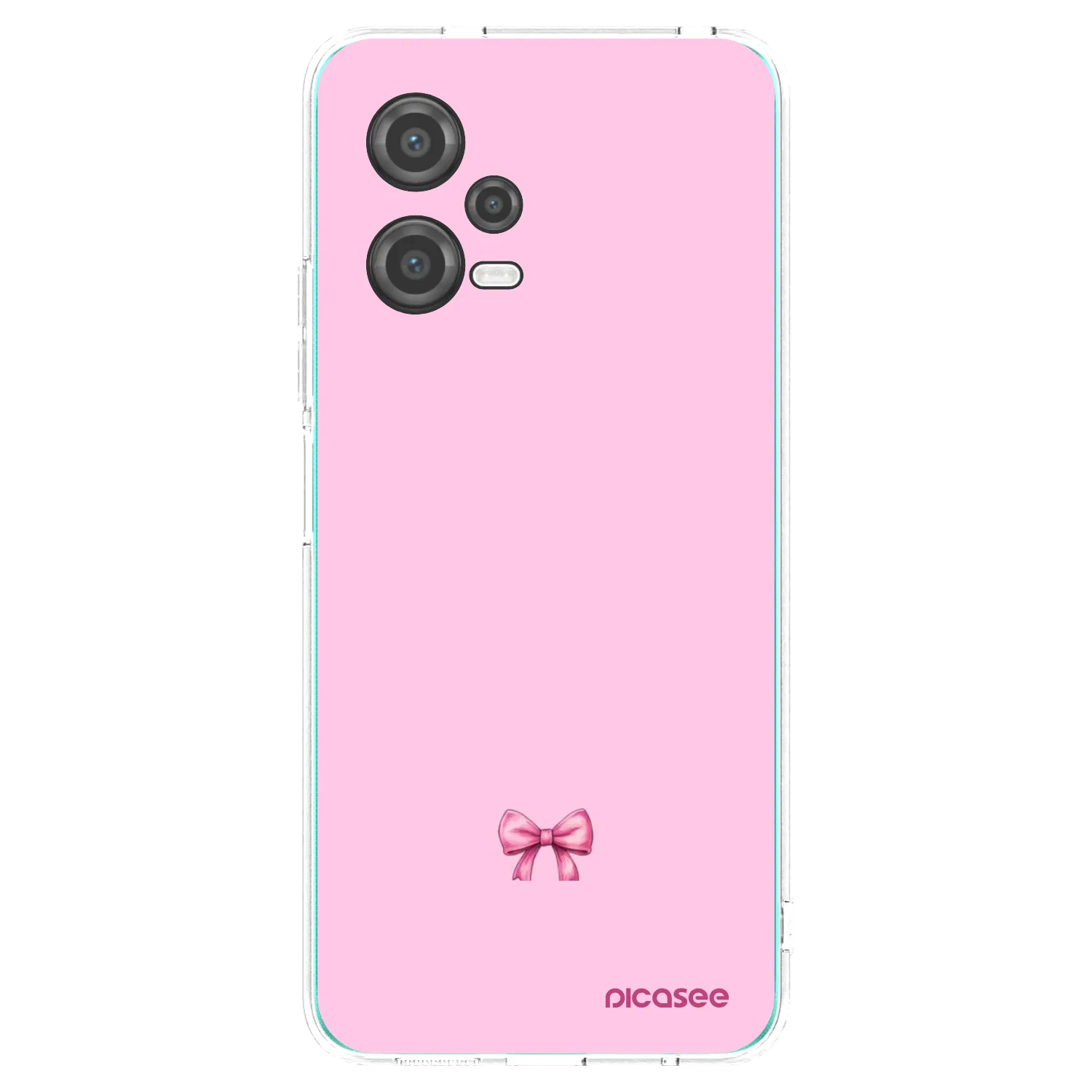 Picasee átlátszó szilikon tok az alábbi mobiltelefonokra Xiaomi Poco X5 - Blush bow