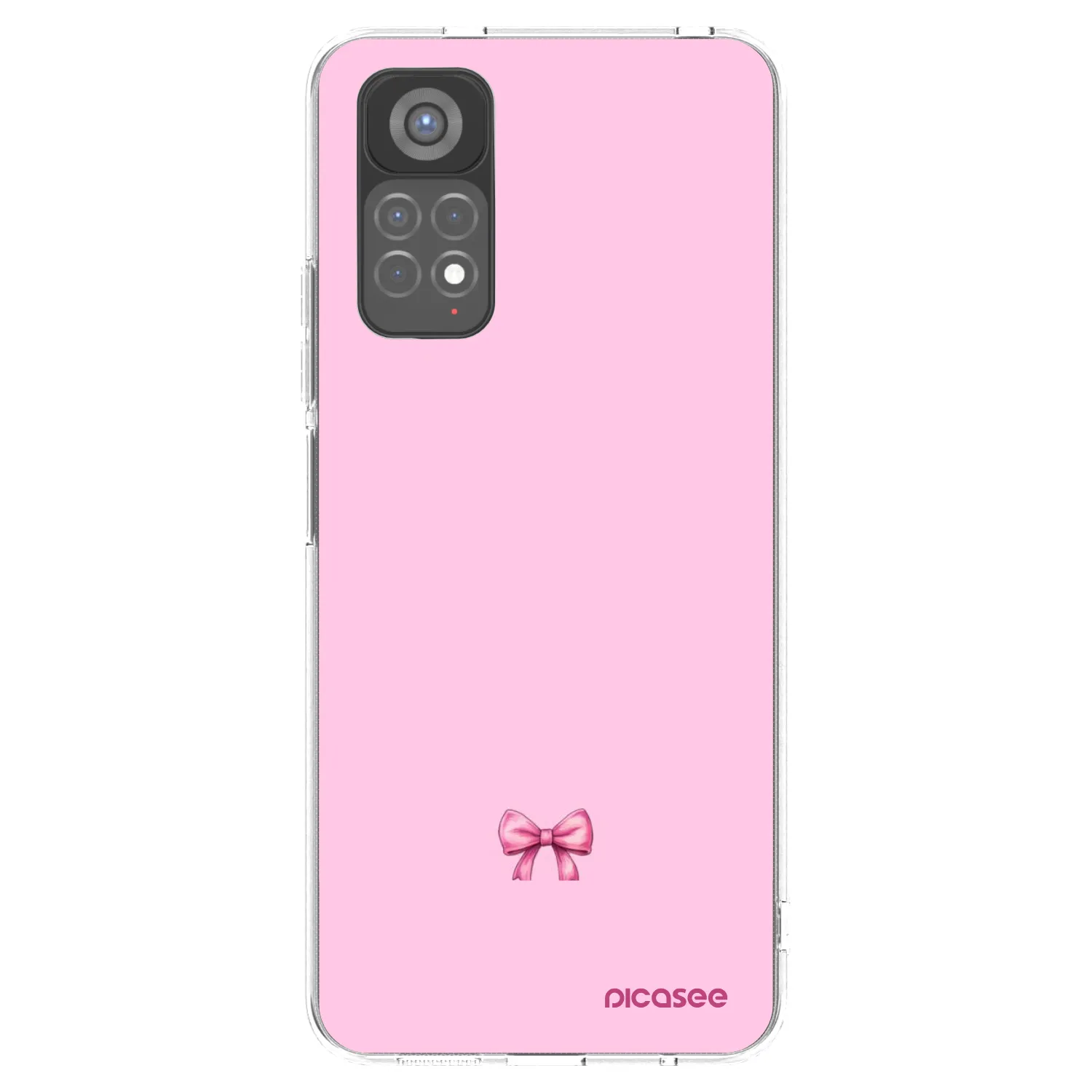 Picasee átlátszó szilikon tok az alábbi mobiltelefonokra Xiaomi Redmi Note 11S 5G - Blush bow