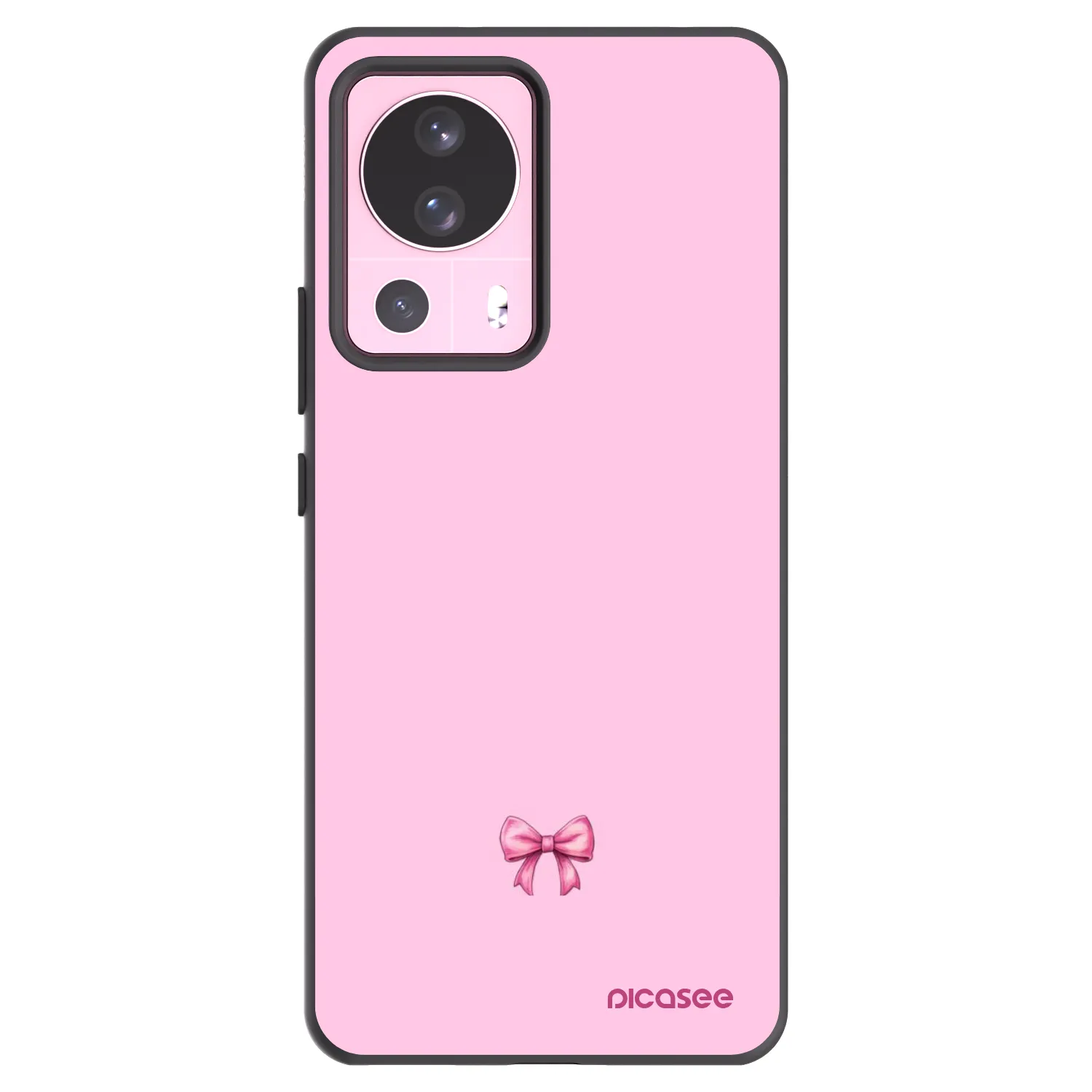 Picasee fekete szilikon tok az alábbi mobiltelefonokra Xiaomi 13 Lite - Blush bow