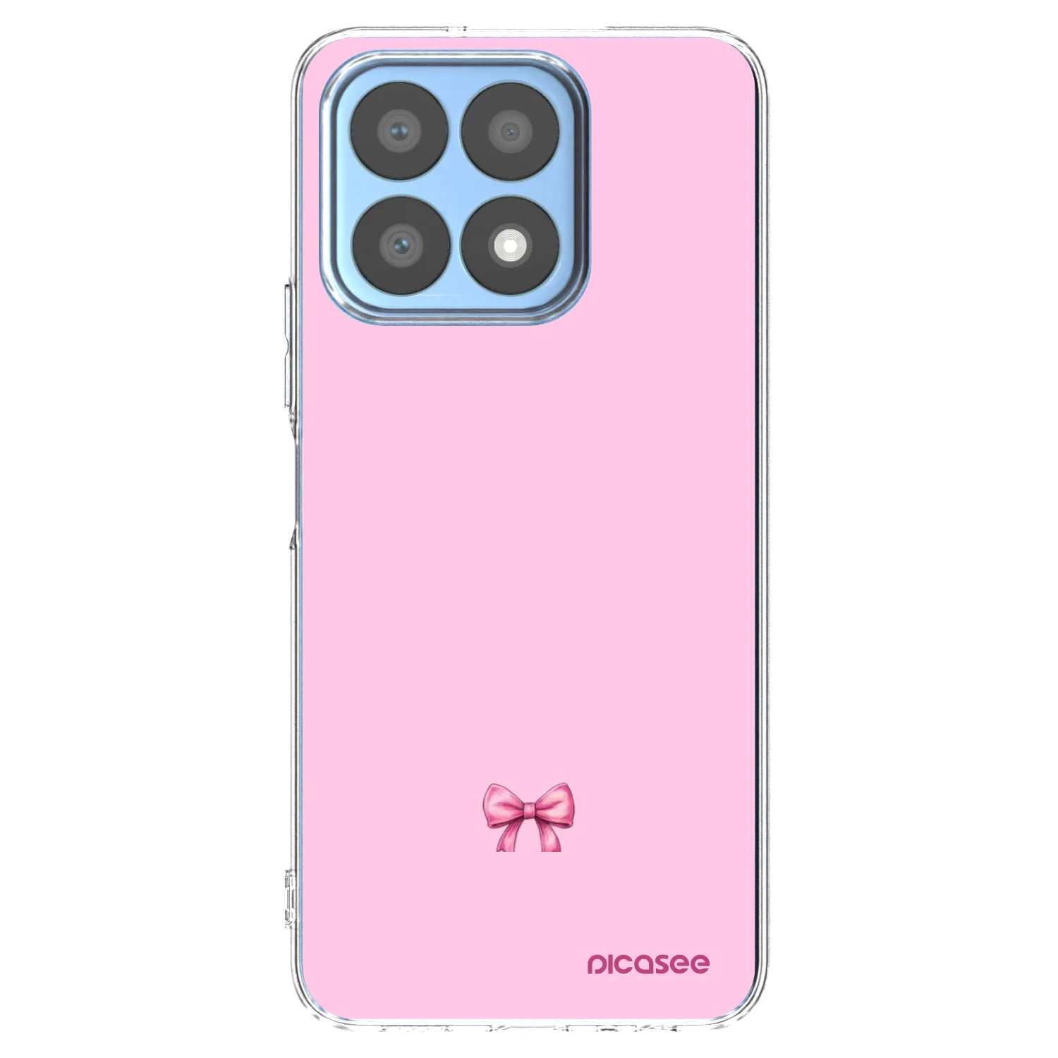 Picasee átlátszó szilikon tok az alábbi mobiltelefonokra Honor X8a - Blush bow