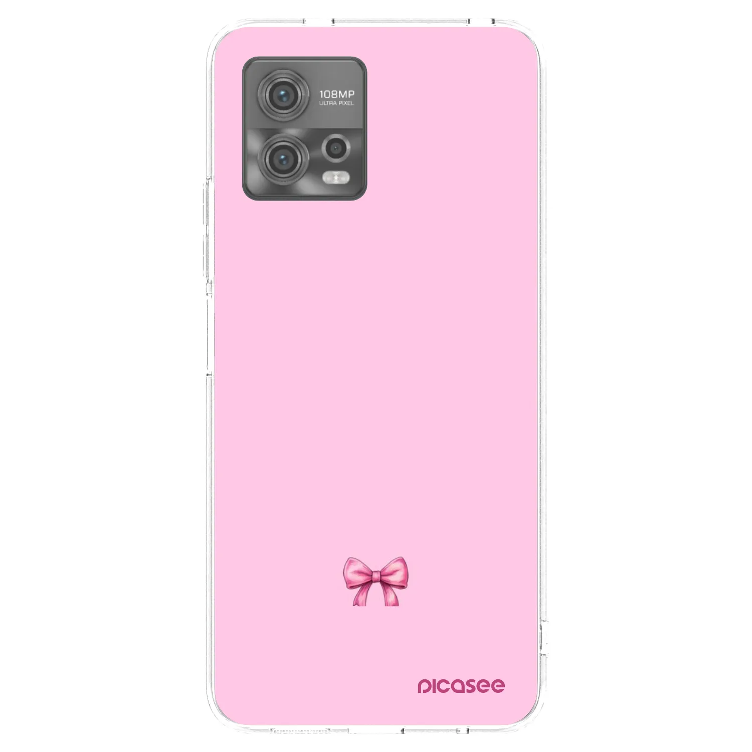 Picasee átlátszó szilikon tok az alábbi mobiltelefonokra Motorola Moto G72 - Blush bow