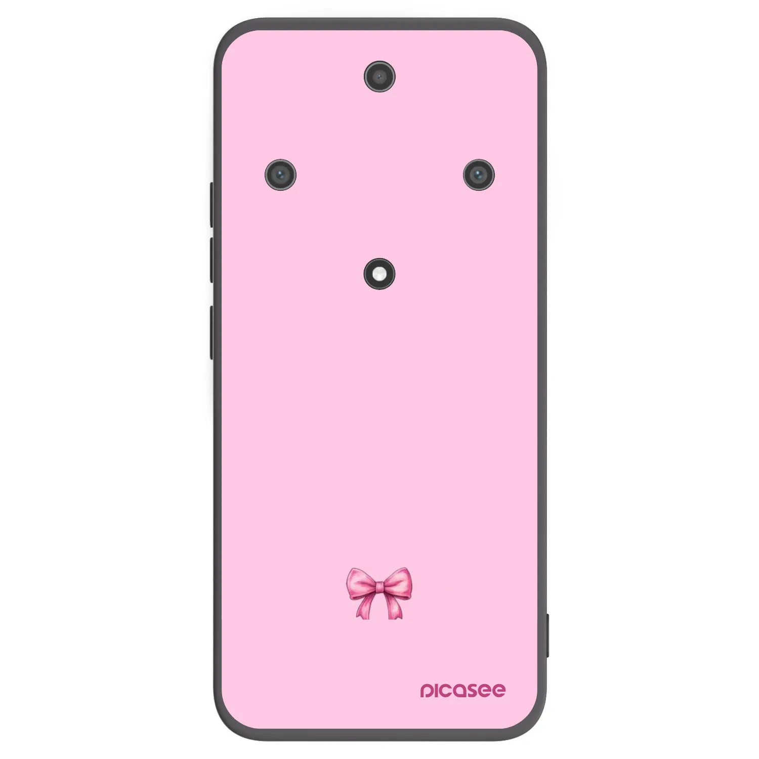 Picasee fekete szilikon tok az alábbi mobiltelefonokra Honor Magic5 Lite 5G - Blush bow