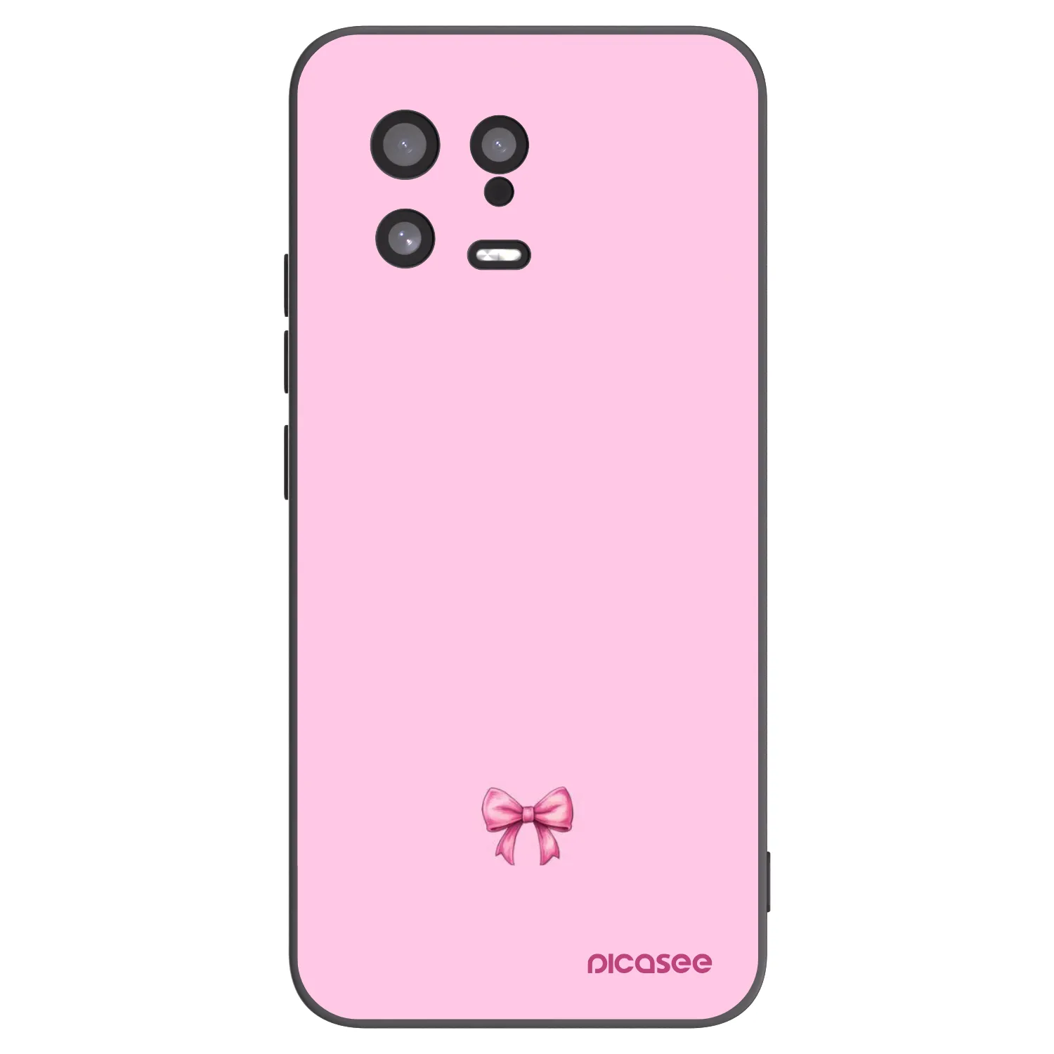 Picasee fekete szilikon tok az alábbi mobiltelefonokra Xiaomi 13 - Blush bow