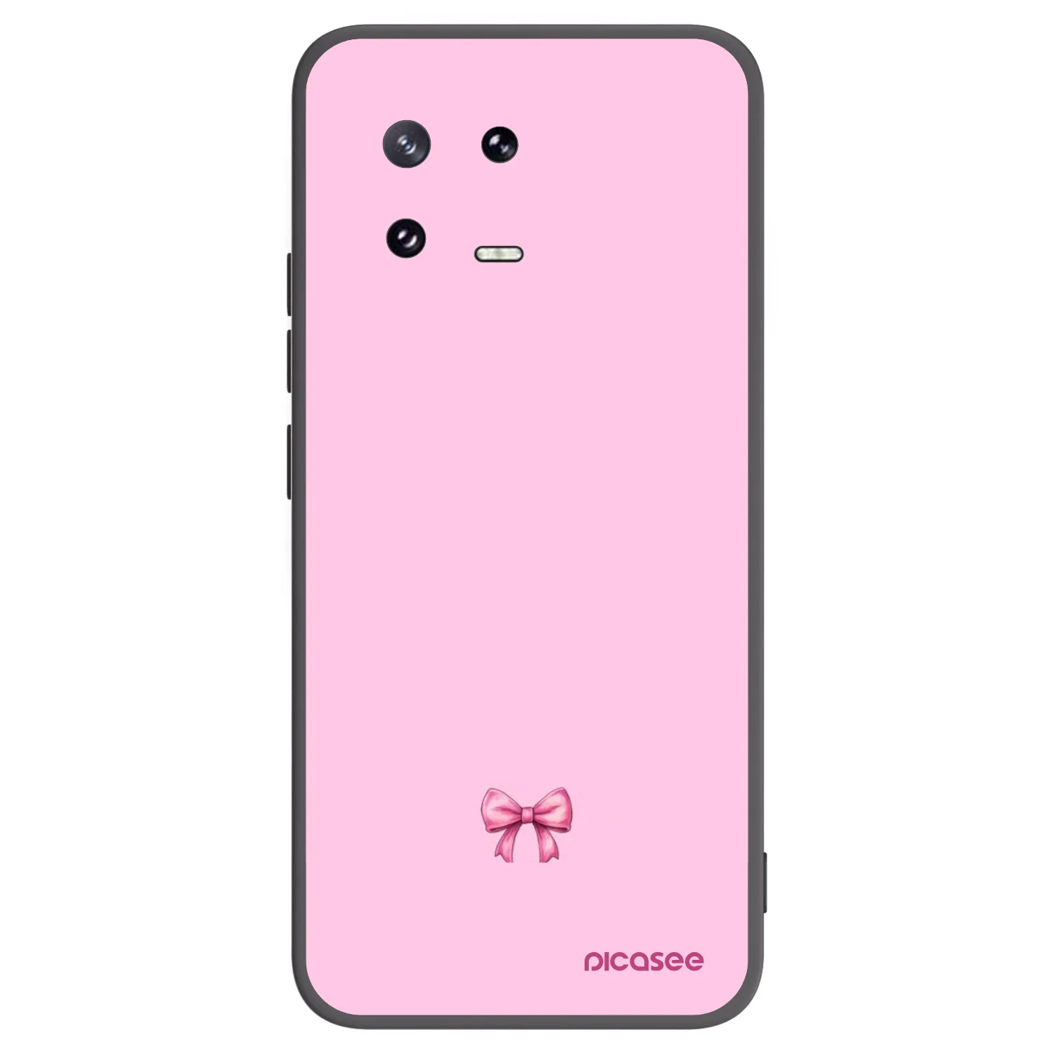 Picasee fekete szilikon tok az alábbi mobiltelefonokra Xiaomi 13 Pro - Blush bow