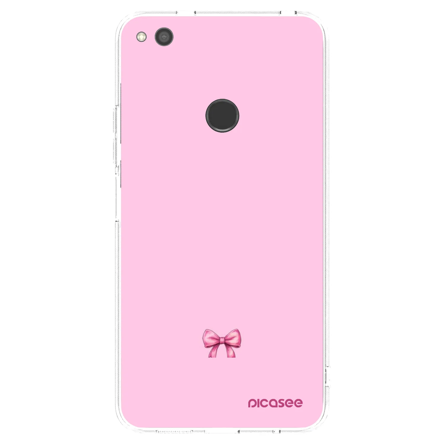 Picasee átlátszó szilikon tok az alábbi mobiltelefonokra Huawei P9 Lite 2017 - Blush bow
