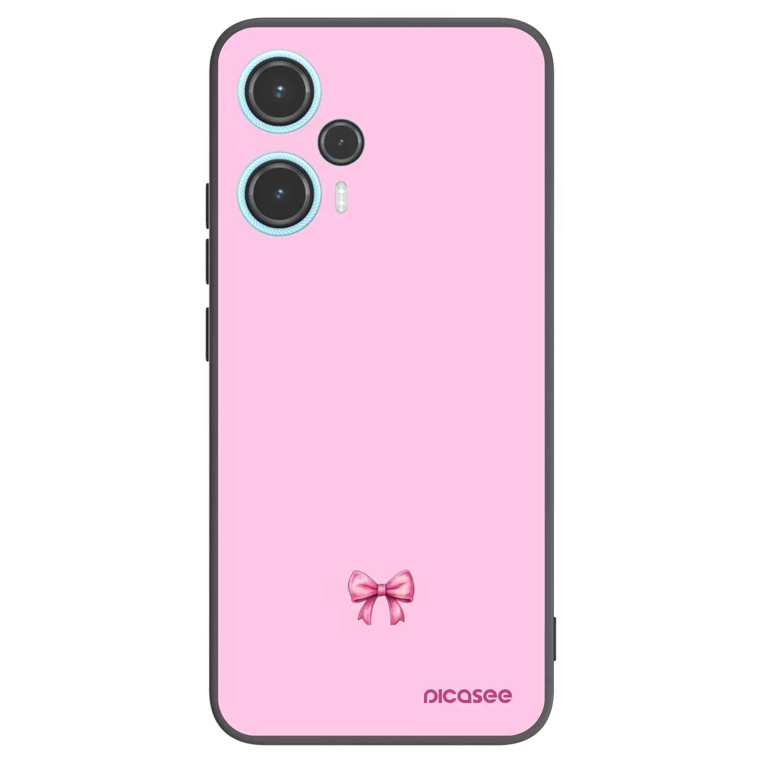 Picasee fekete szilikon tok az alábbi mobiltelefonokra Xiaomi Poco F5 - Blush bow