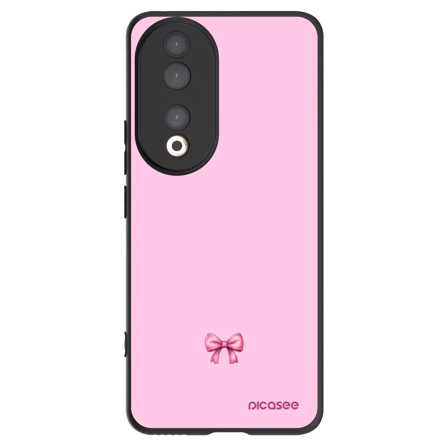 Picasee fekete szilikon tok az alábbi mobiltelefonokra Honor 90 5G - Blush bow