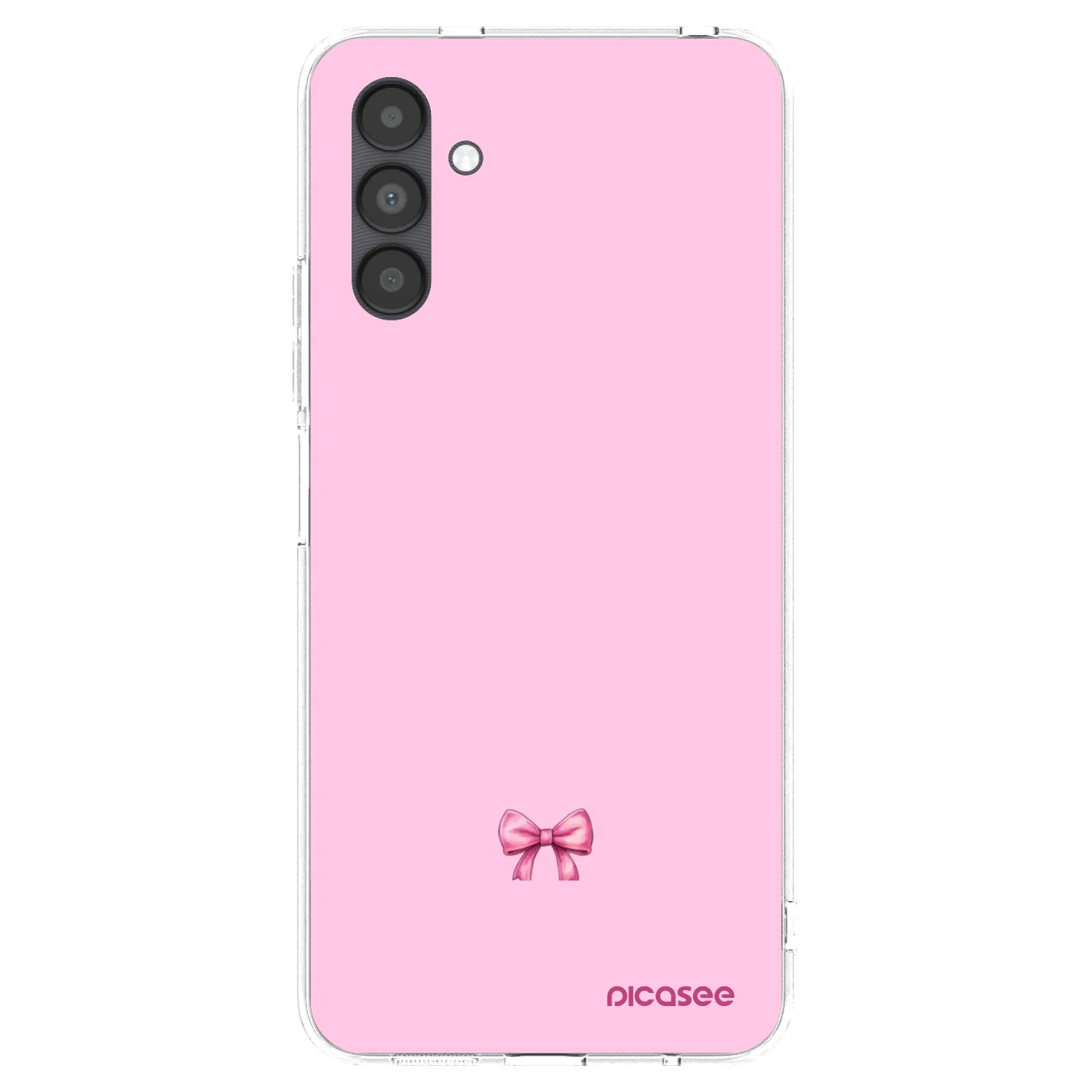 Picasee átlátszó szilikon tok az alábbi mobiltelefonokra Samsung Galaxy A04s A047F - Blush bow