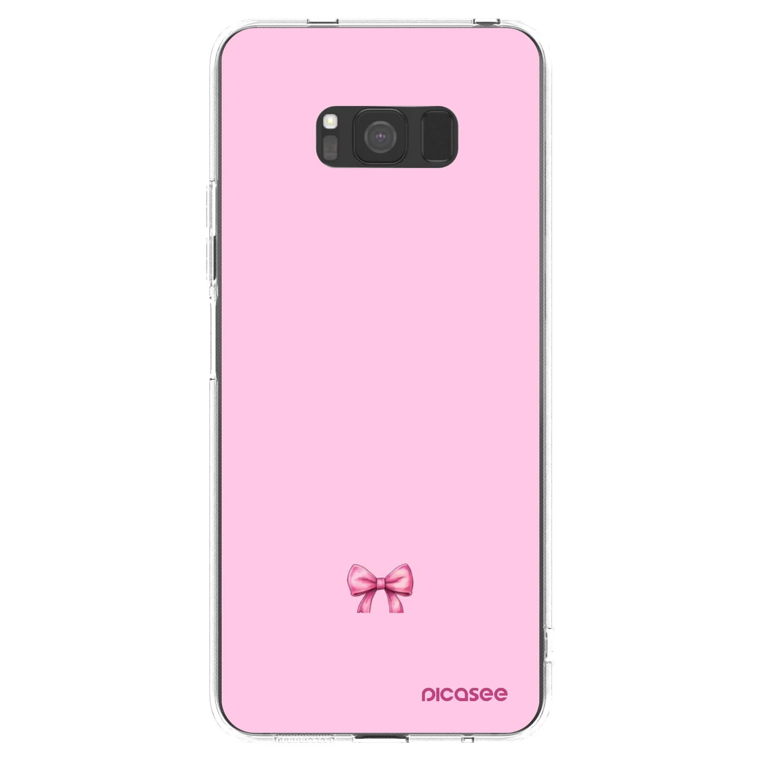 Picasee átlátszó szilikon tok az alábbi mobiltelefonokra Samsung Galaxy S8 G950F - Blush bow