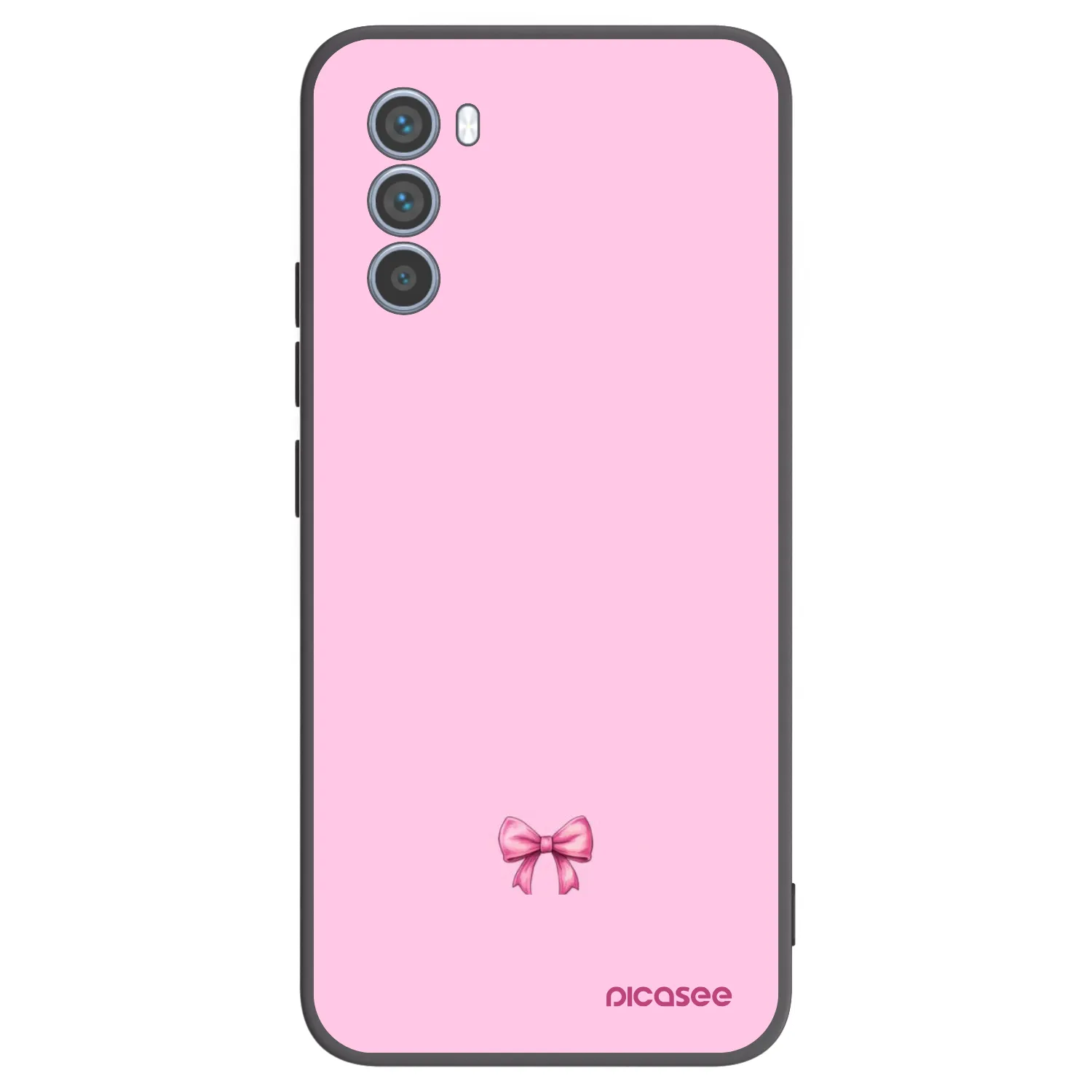Picasee fekete szilikon tok az alábbi mobiltelefonokra Motorola Moto G62 - Blush bow