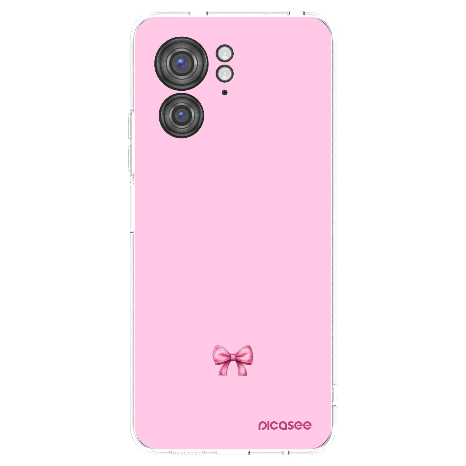 Picasee átlátszó szilikon tok az alábbi mobiltelefonokra Motorola Edge 40 - Blush bow