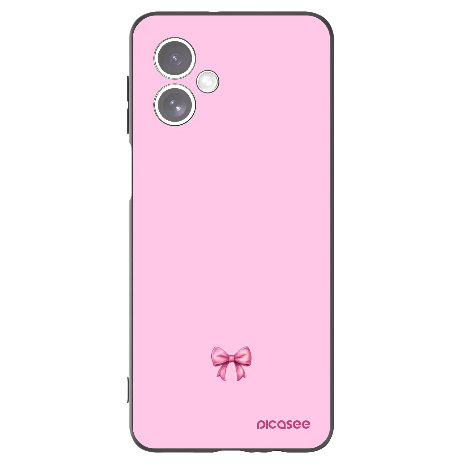 Picasee fekete szilikon tok az alábbi mobiltelefonokra Motorola Moto G54 5G - Blush bow