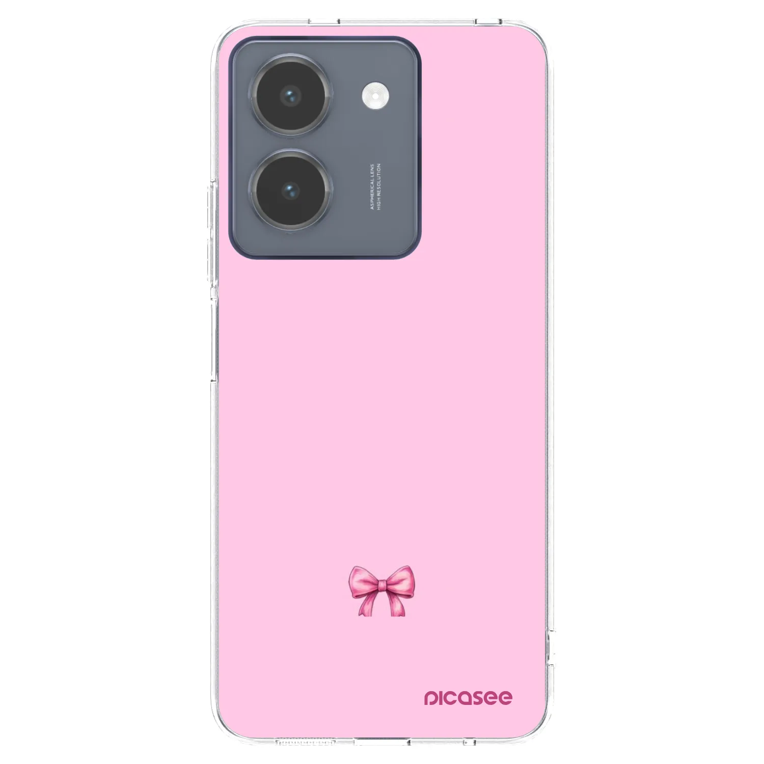 Picasee átlátszó szilikon tok az alábbi mobiltelefonokra Vivo Y36 4G - Blush bow