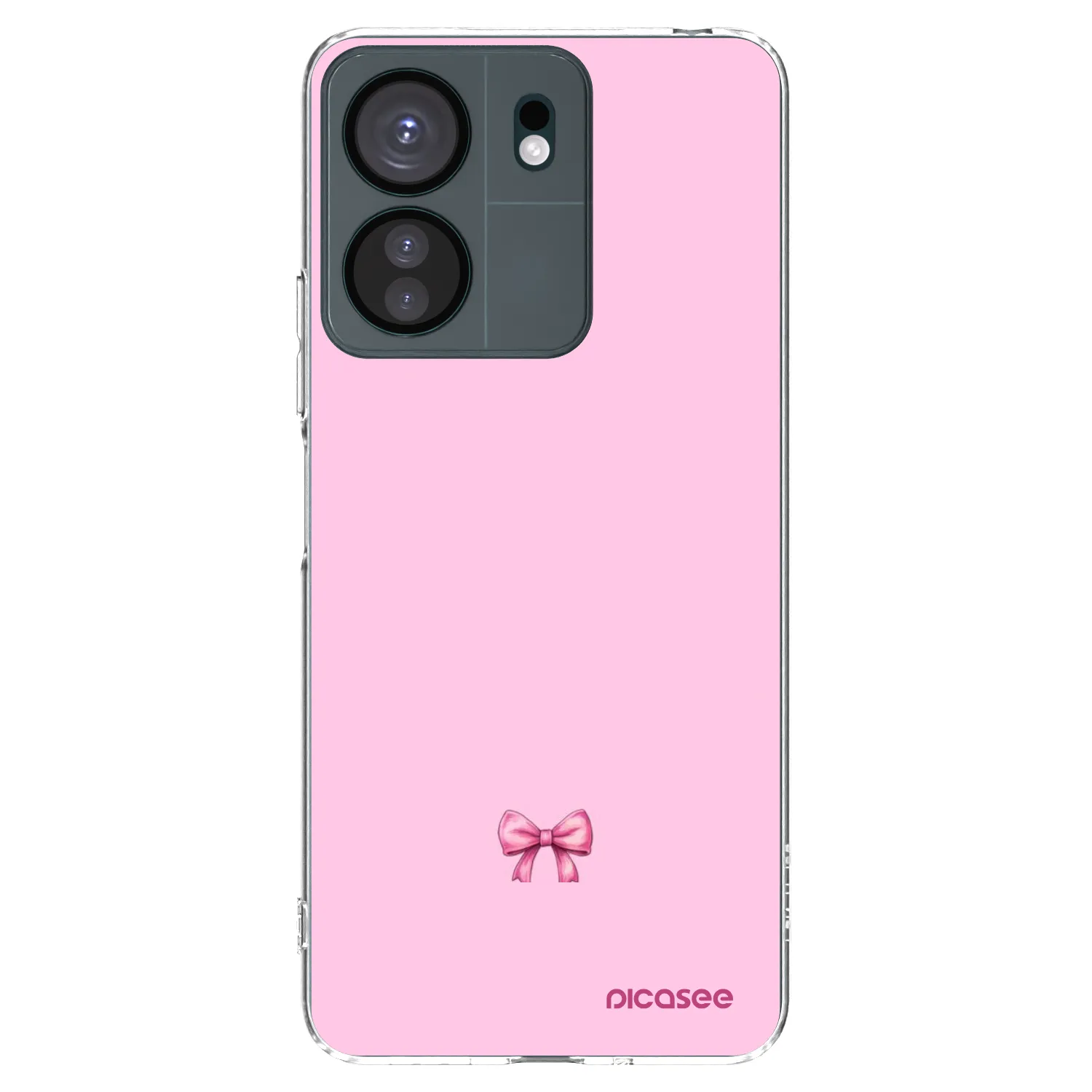Picasee átlátszó szilikon tok az alábbi mobiltelefonokra Xiaomi Redmi 13C 4G - Blush bow
