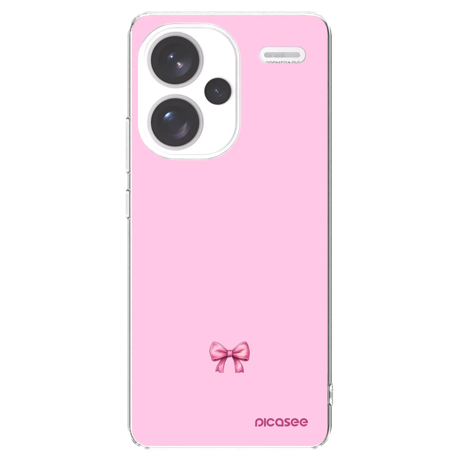 Picasee átlátszó szilikon tok az alábbi mobiltelefonokra Xiaomi Redmi Note 13 Pro+ 5G - Blush bow
