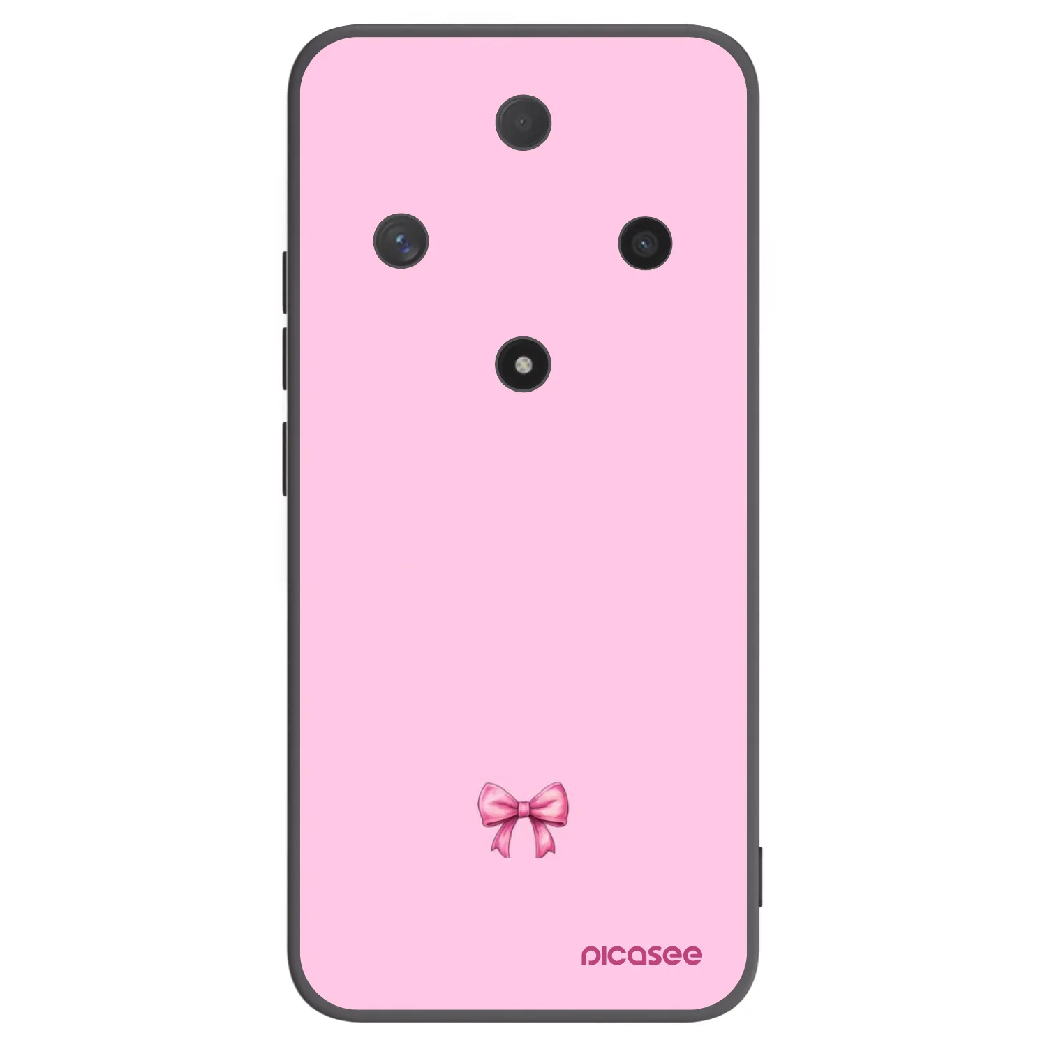 Picasee fekete szilikon tok az alábbi mobiltelefonokra Honor Magic6 Lite 5G - Blush bow