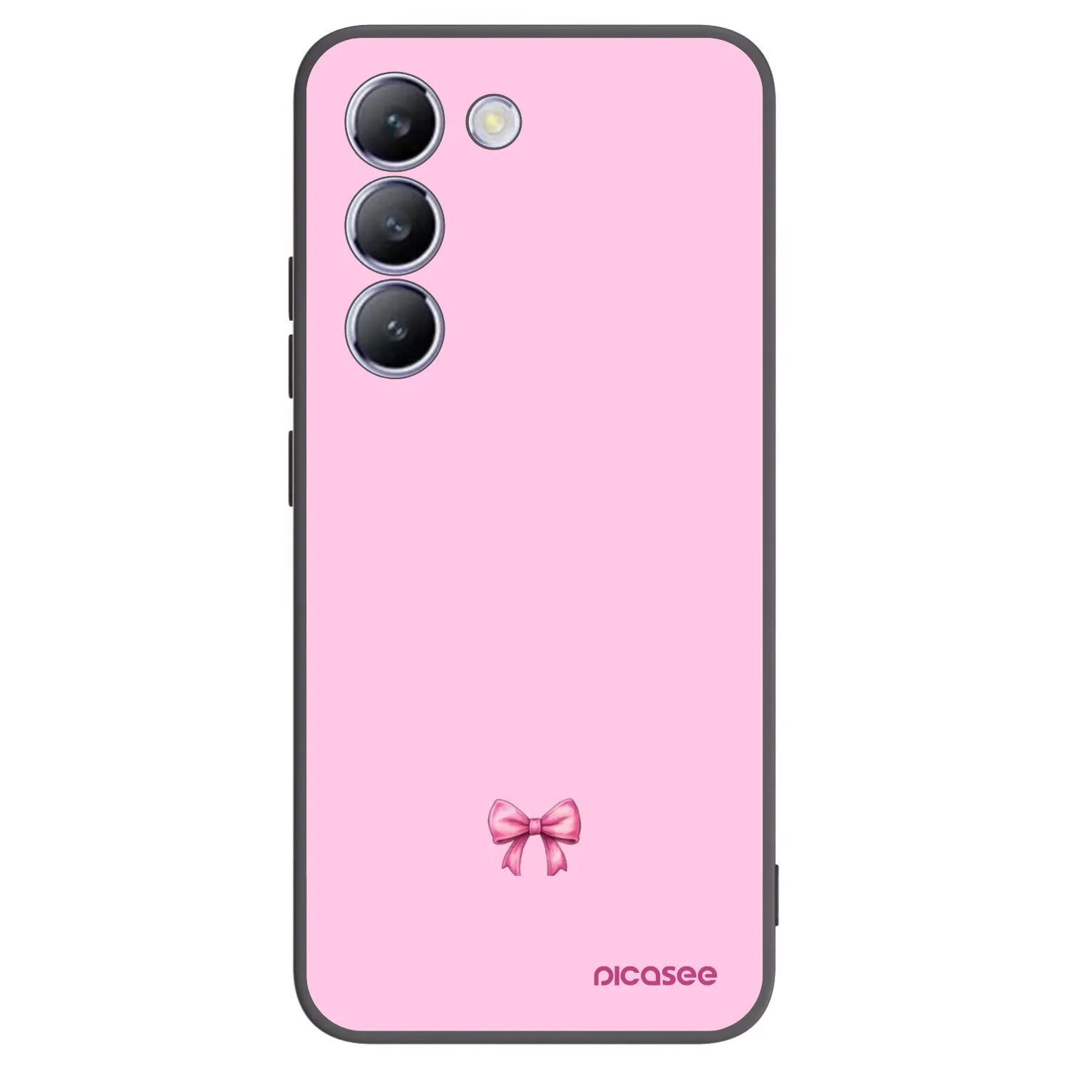 Picasee fekete szilikon tok az alábbi mobiltelefonokra Vivo V40 SE 5G - Blush bow