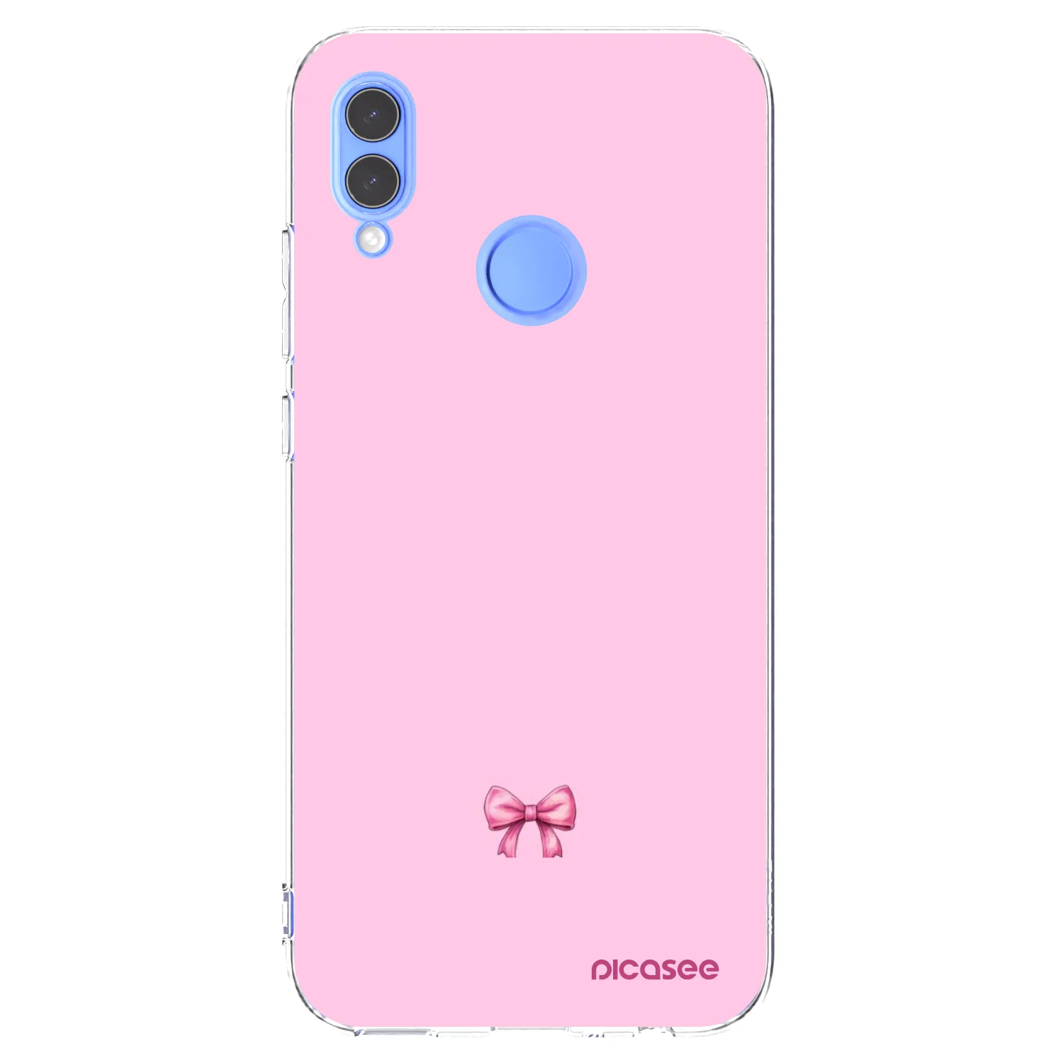Picasee átlátszó szilikon tok az alábbi mobiltelefonokra Huawei P Smart 2019 - Blush bow