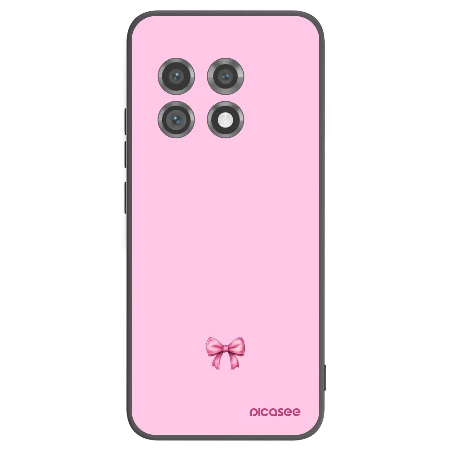 Picasee fekete szilikon tok az alábbi mobiltelefonokra OnePlus 11 5G - Blush bow