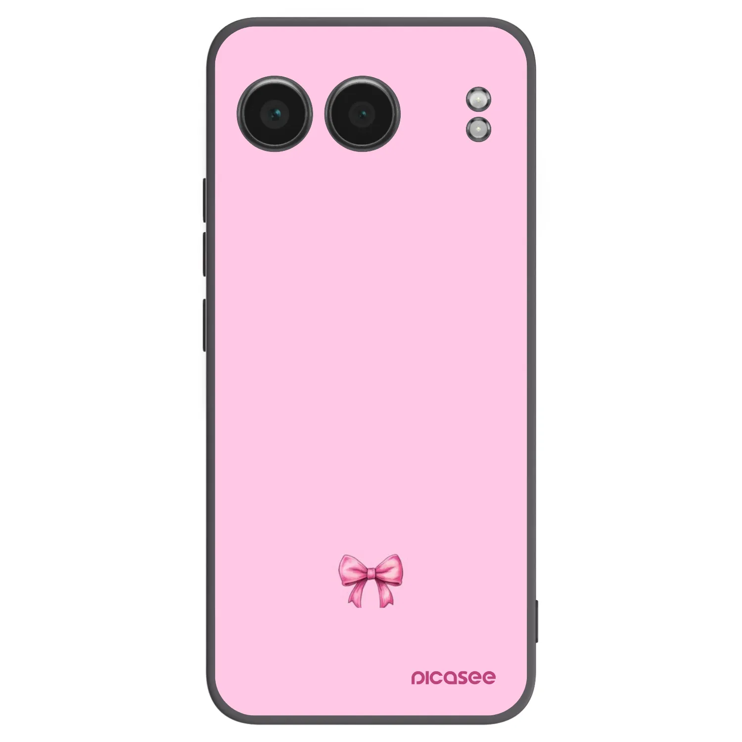 Picasee fekete szilikon tok az alábbi mobiltelefonokra OnePlus Nord 4 - Blush bow