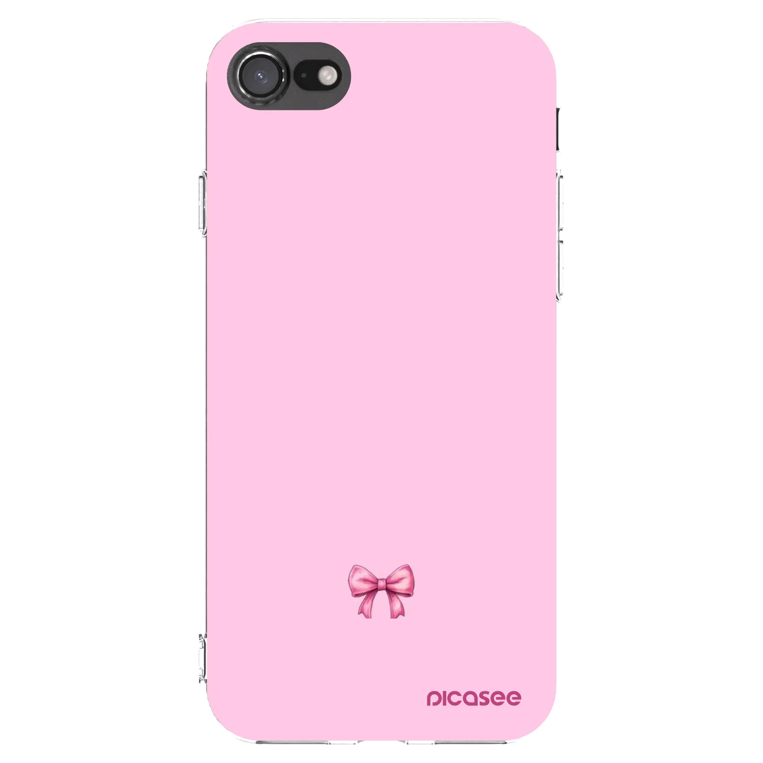 Picasee átlátszó szilikon tok az alábbi mobiltelefonokra Apple iPhone 7 - Blush bow