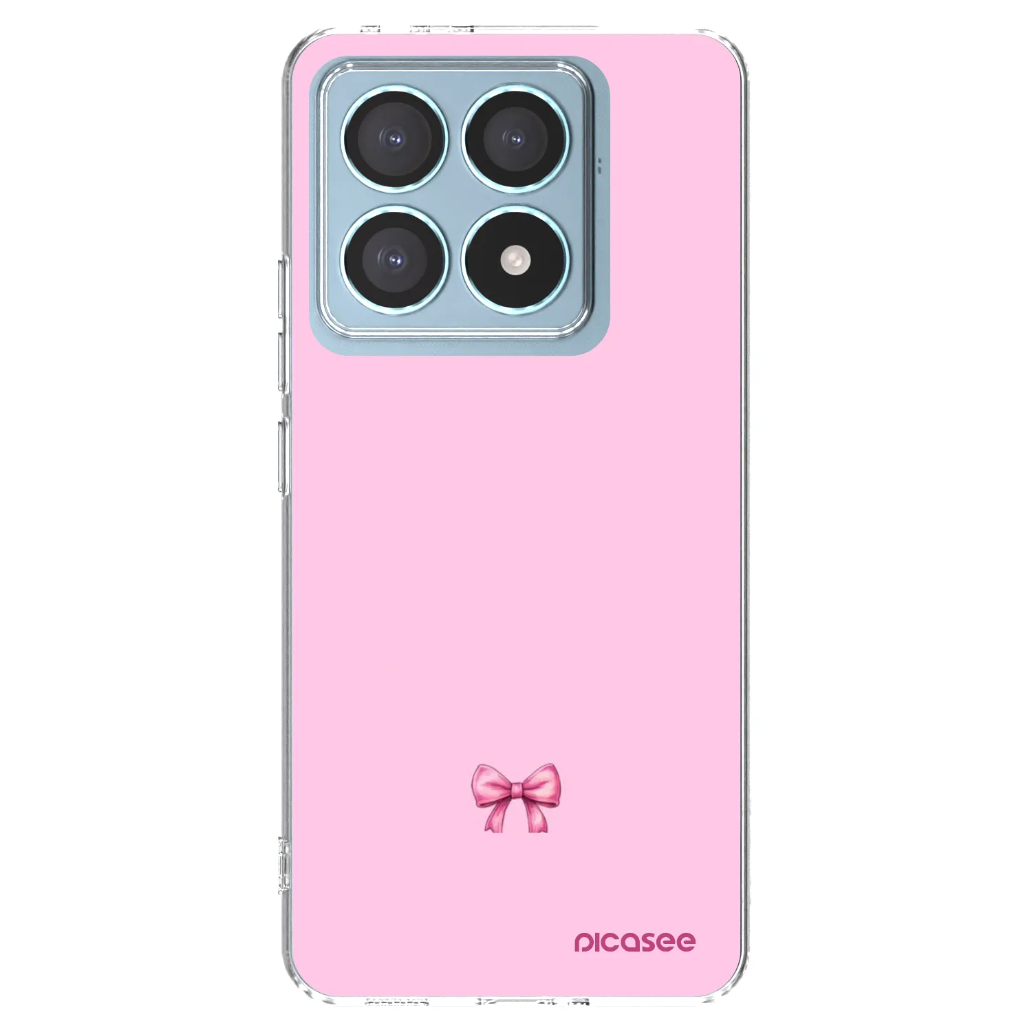 Picasee átlátszó szilikon tok az alábbi mobiltelefonokra Xiaomi 14T Pro - Blush bow