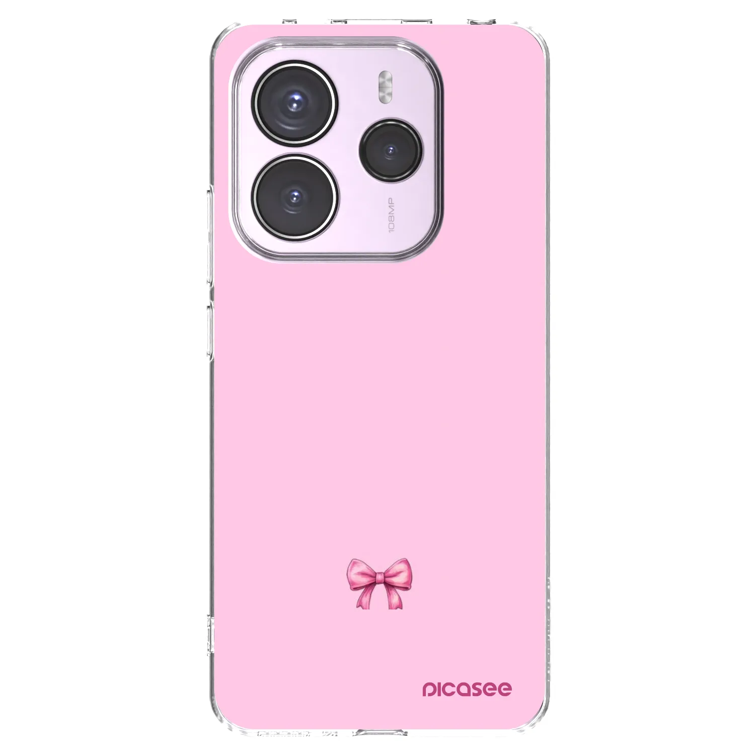 Picasee átlátszó szilikon tok az alábbi mobiltelefonokra Xiaomi Redmi Note 14 5G - Blush bow
