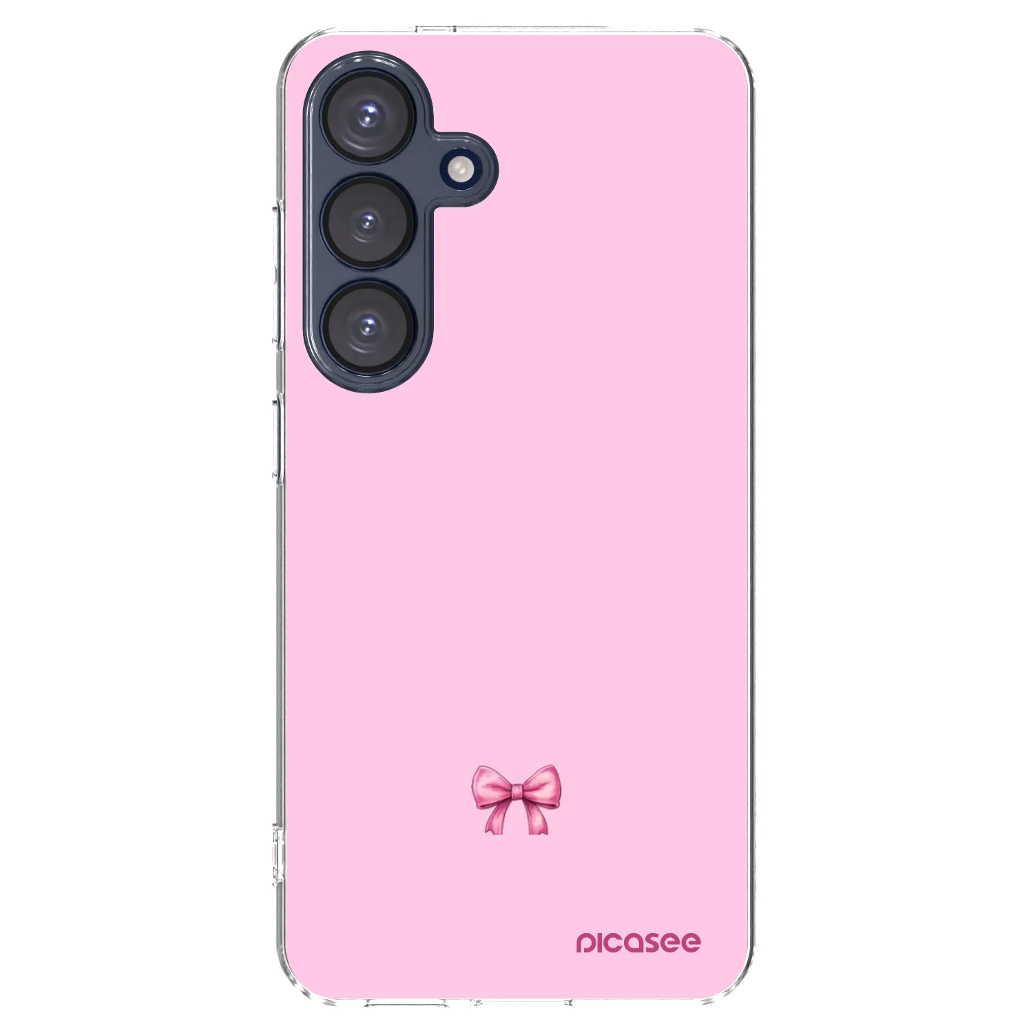 Picasee átlátszó szilikon tok az alábbi mobiltelefonokra Samsung Galaxy S25 5G - Blush bow