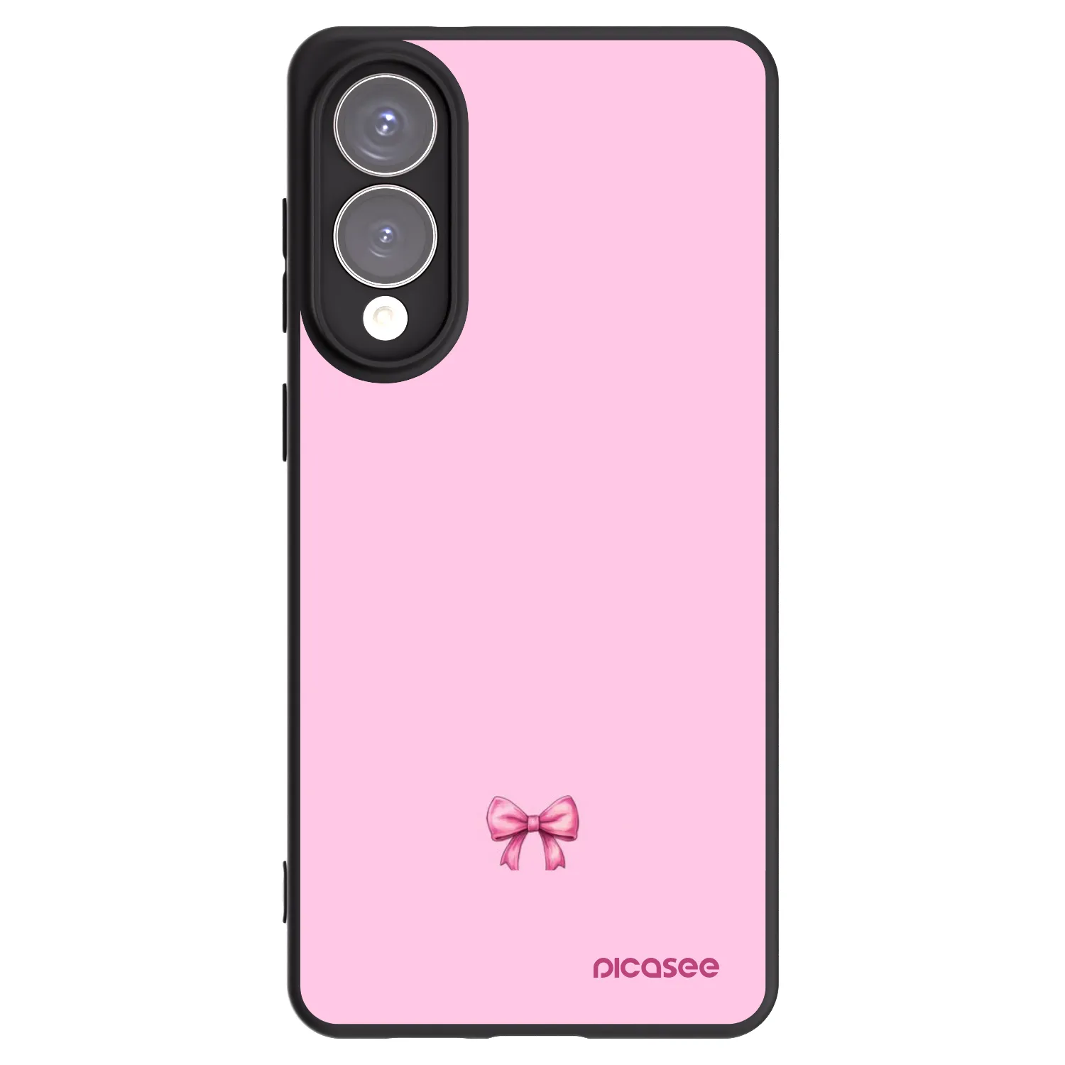 Picasee fekete szilikon tok az alábbi mobiltelefonokra Samsung Galaxy S25 Edge 5G - Blush bow
