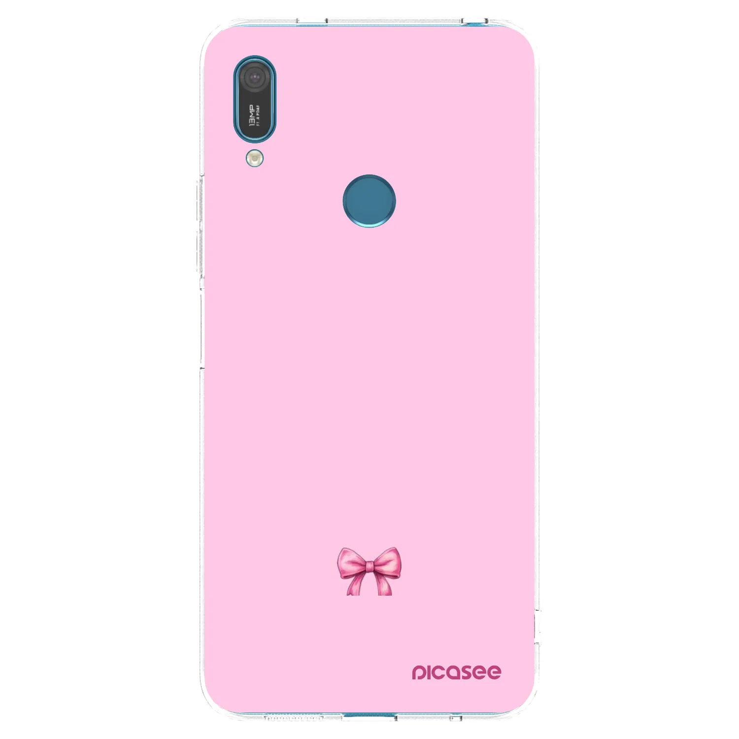 Picasee átlátszó szilikon tok az alábbi mobiltelefonokra Huawei Y7 2019 - Blush bow