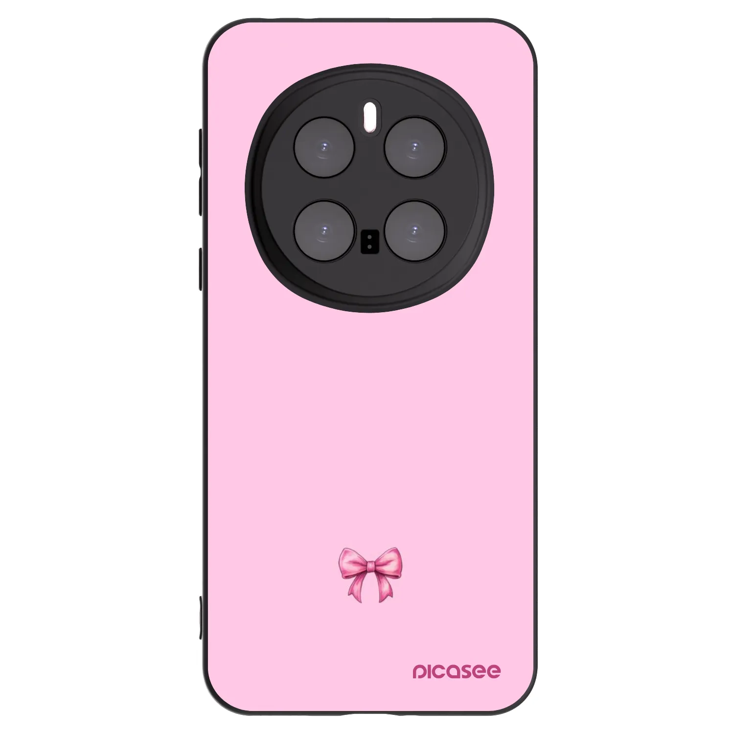 Picasee fekete szilikon tok az alábbi mobiltelefonokra Honor Magic7 Pro 5G - Blush bow