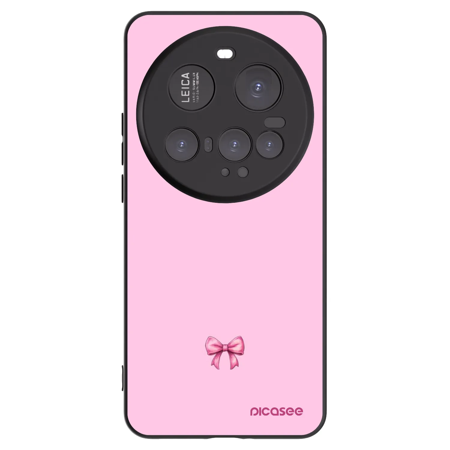 Picasee fekete szilikon tok az alábbi mobiltelefonokra Xiaomi 15 Ultra - Blush bow
